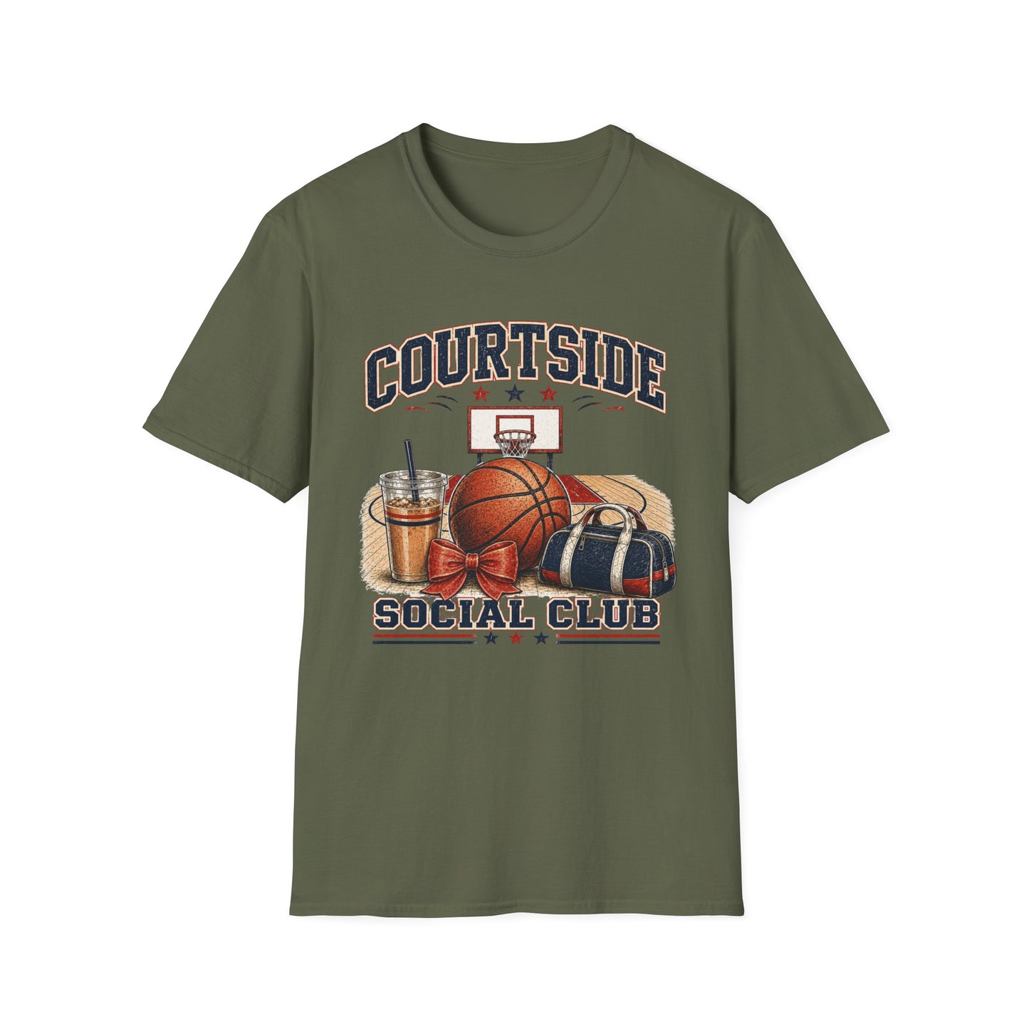 Courtside Social Club Basketball T-Shirt