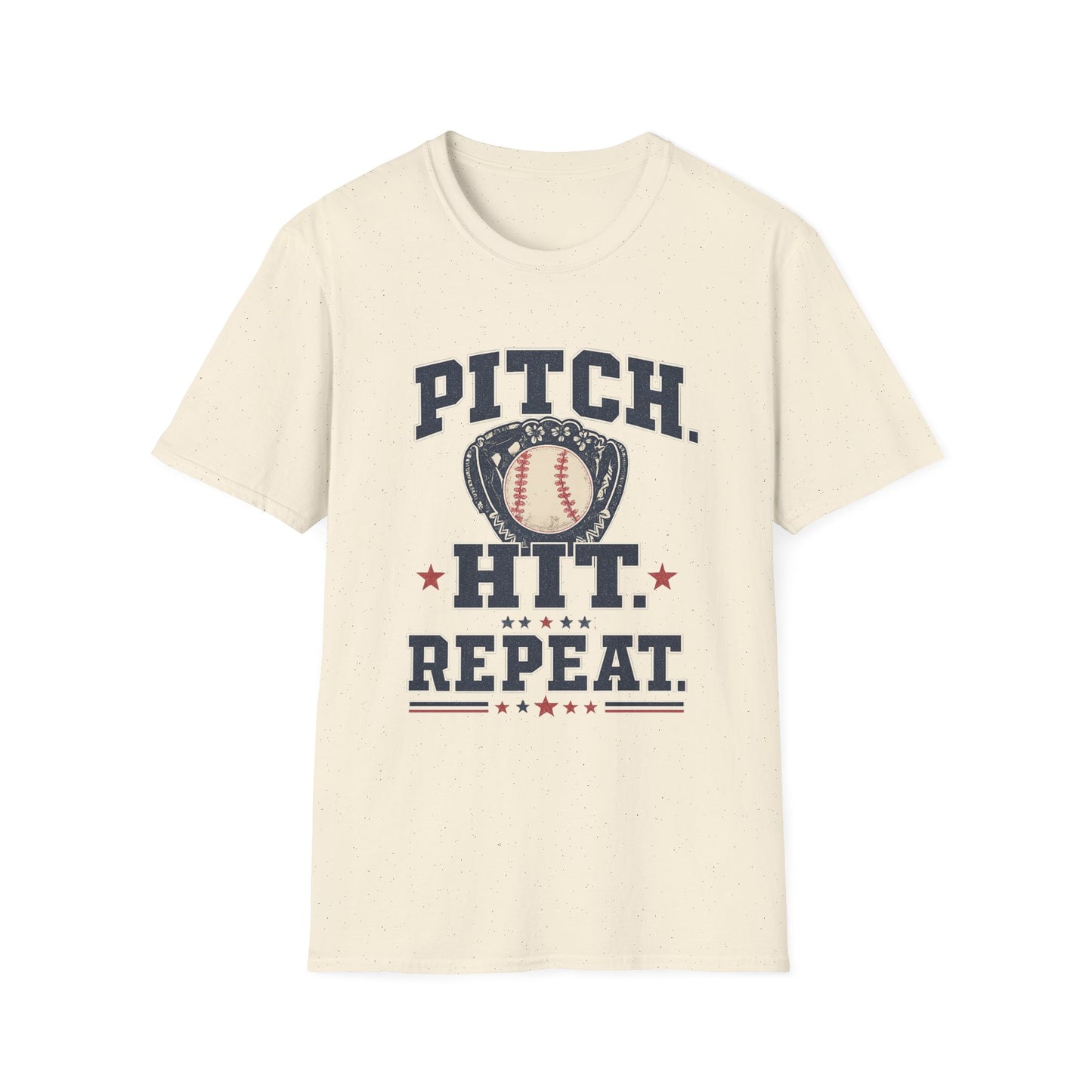 Pitch. Hit. Repeat. Softball T-Shirt