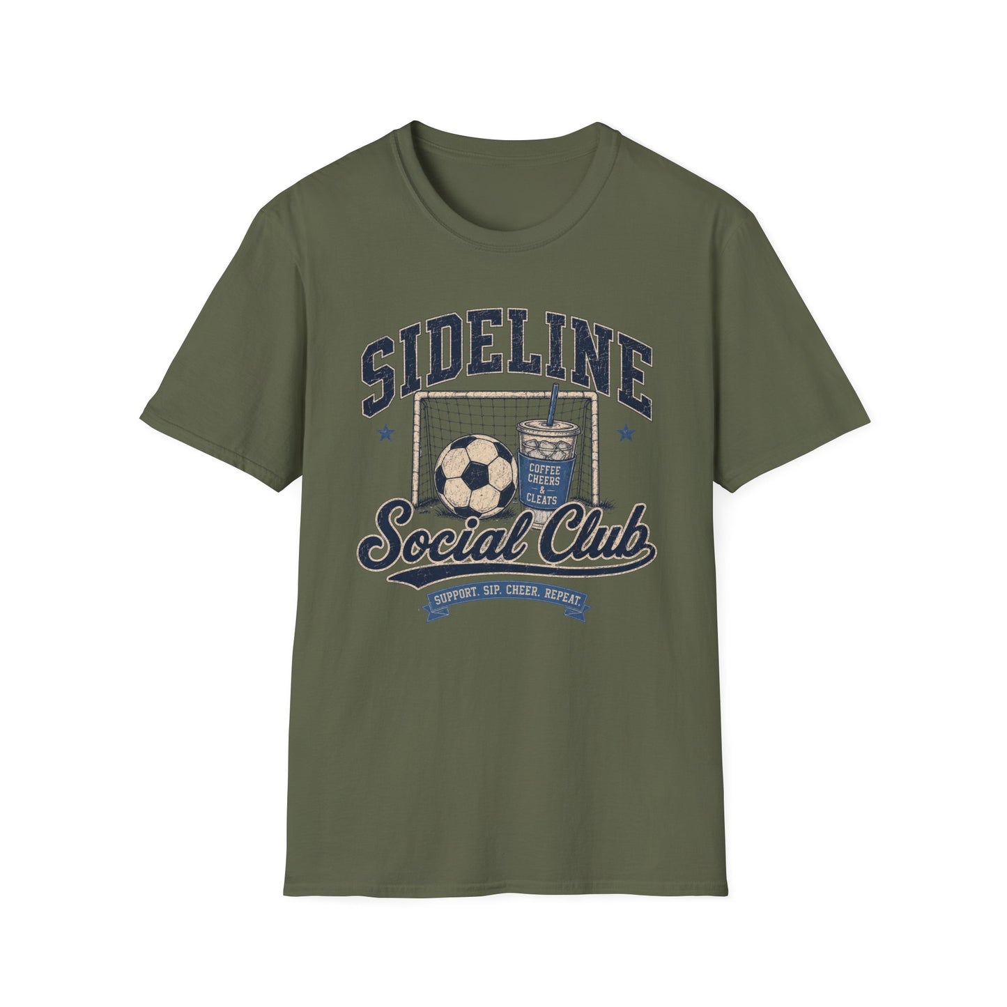 Sideline Social Club Soccer T-Shirt