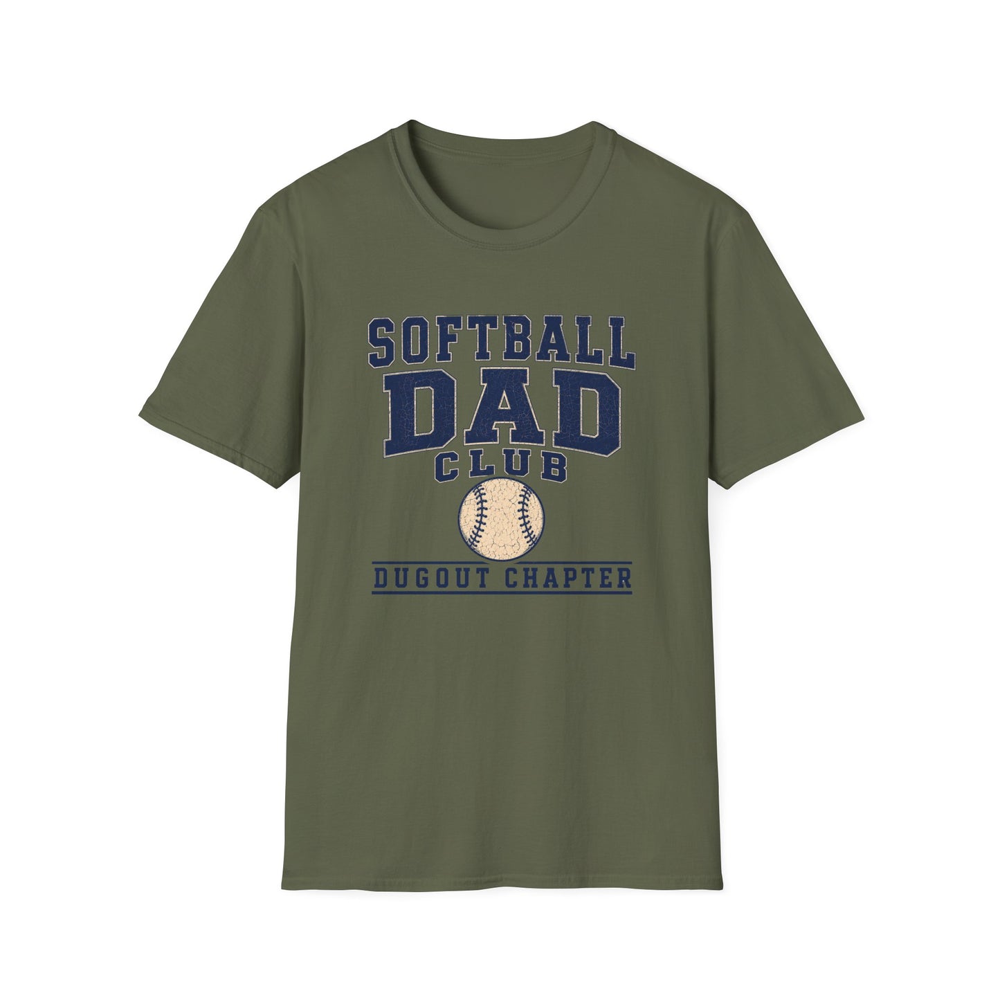 Softball Dad's Club: Dugout Chapter T-Shirt
