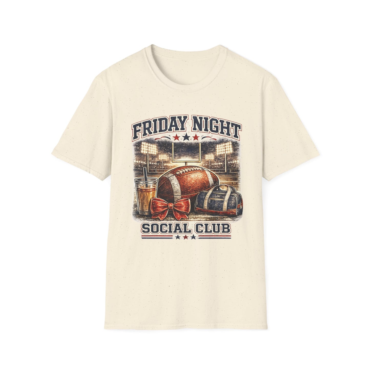 Friday Night Social Club Football T-Shirt