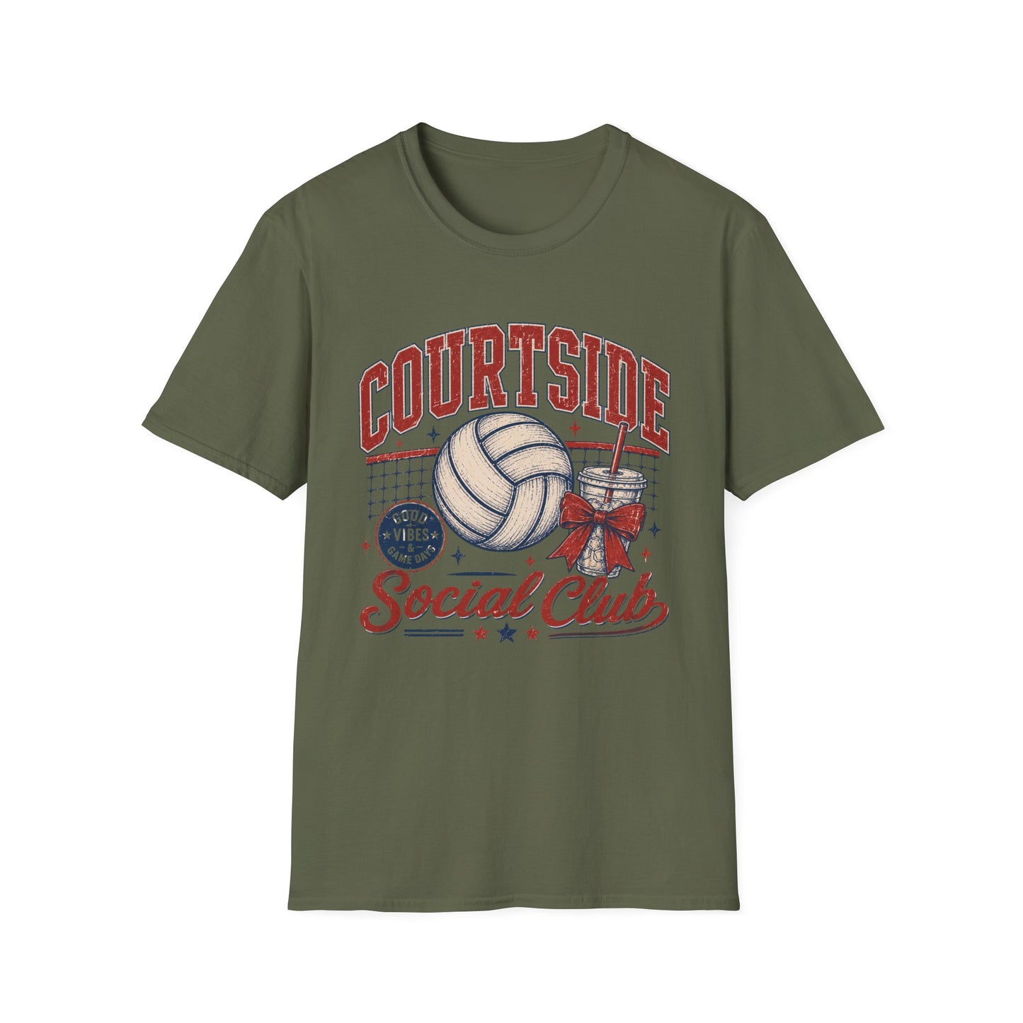 Courtside Social Club Volleyball T-Shirt