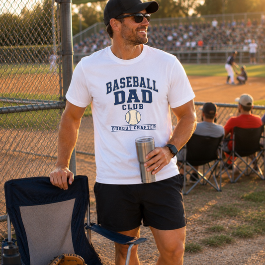 Baseball Dad's Club: Dugout Chapter T-Shirt
