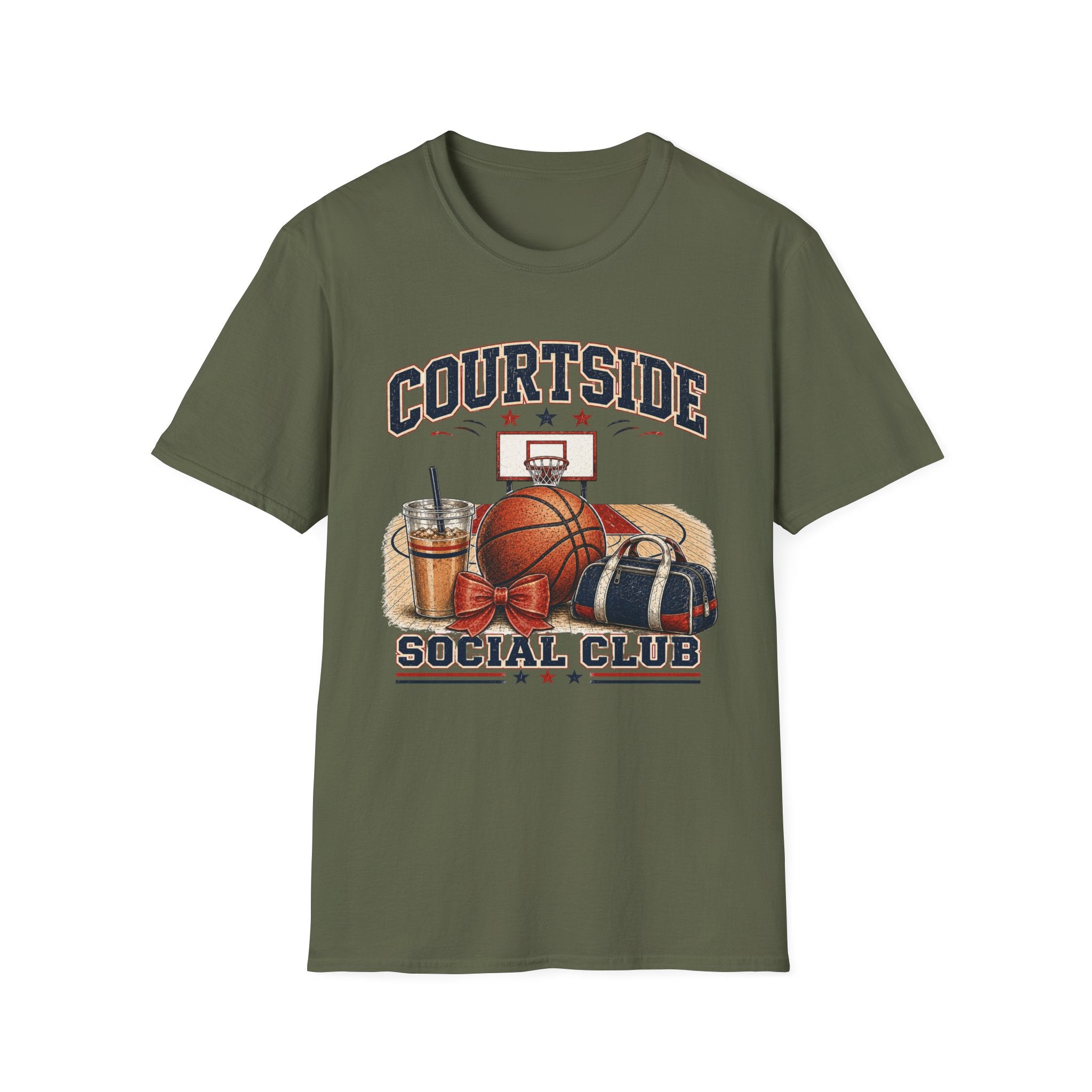 Courtside Social Club - Basketball Vibes Tee