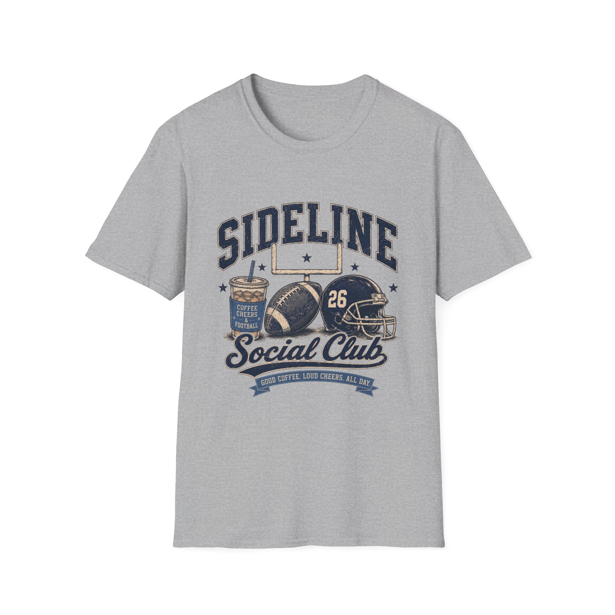 Sideline Social Club — Vintage Football Tee