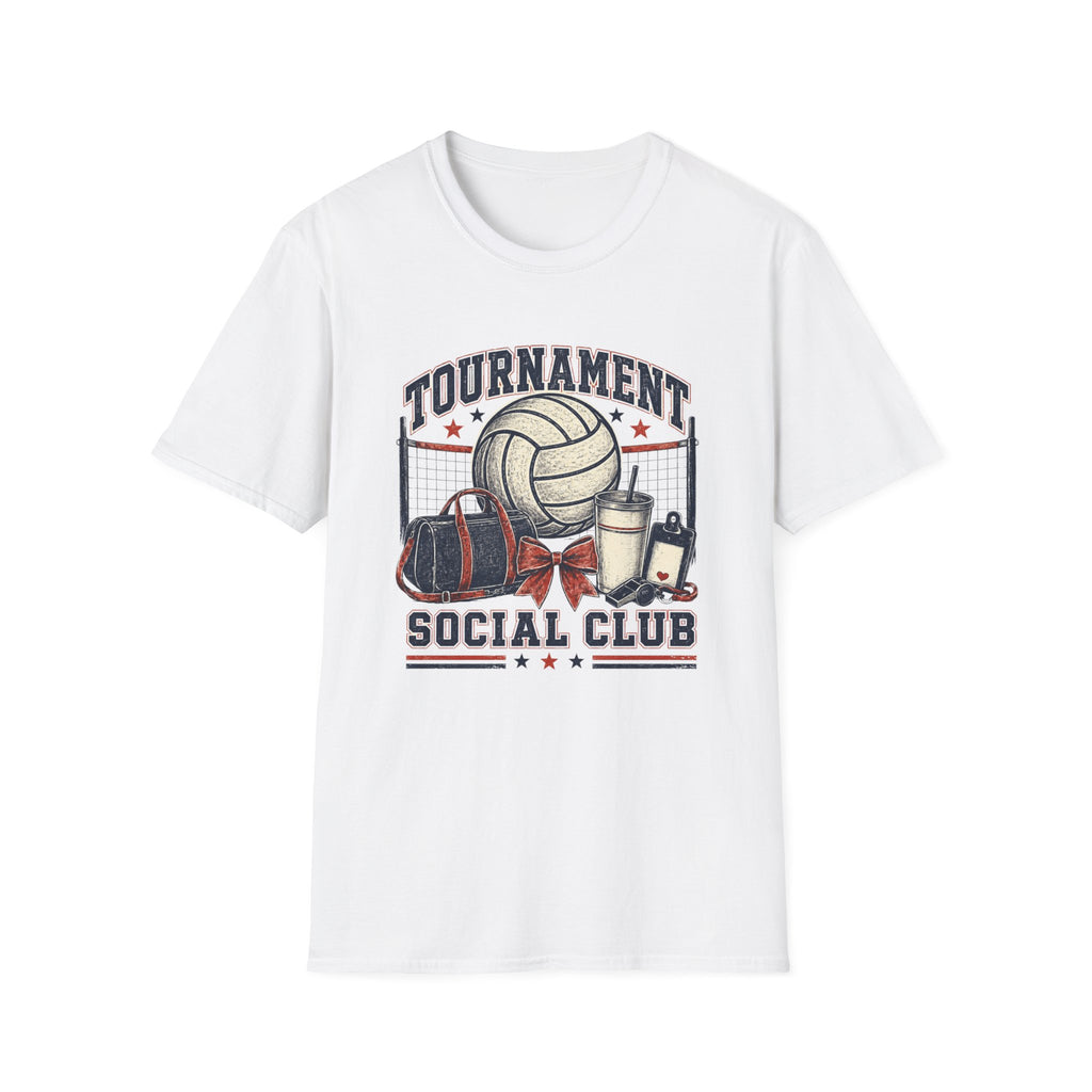 Tournament Social Club - Vintage Volleyball Tee