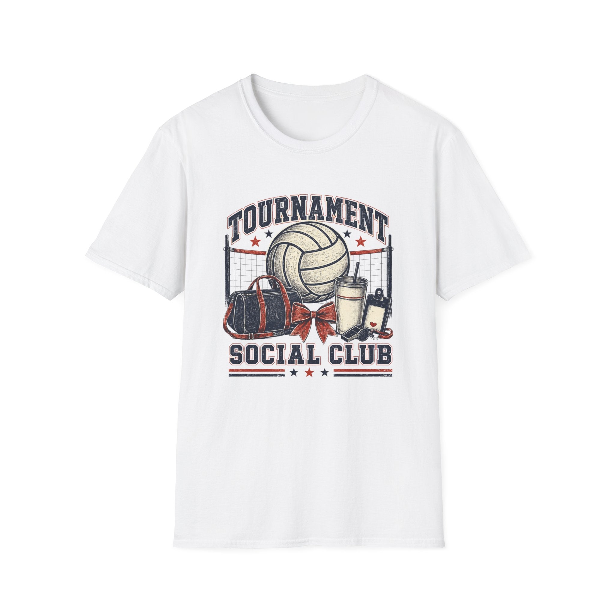 Tournament Social Club - Vintage Volleyball Tee