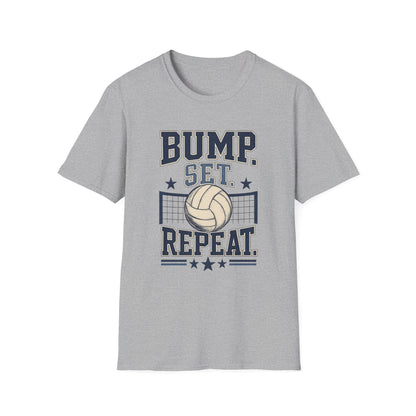 Bump. Set. Repeat. Volleyball T-Shirt