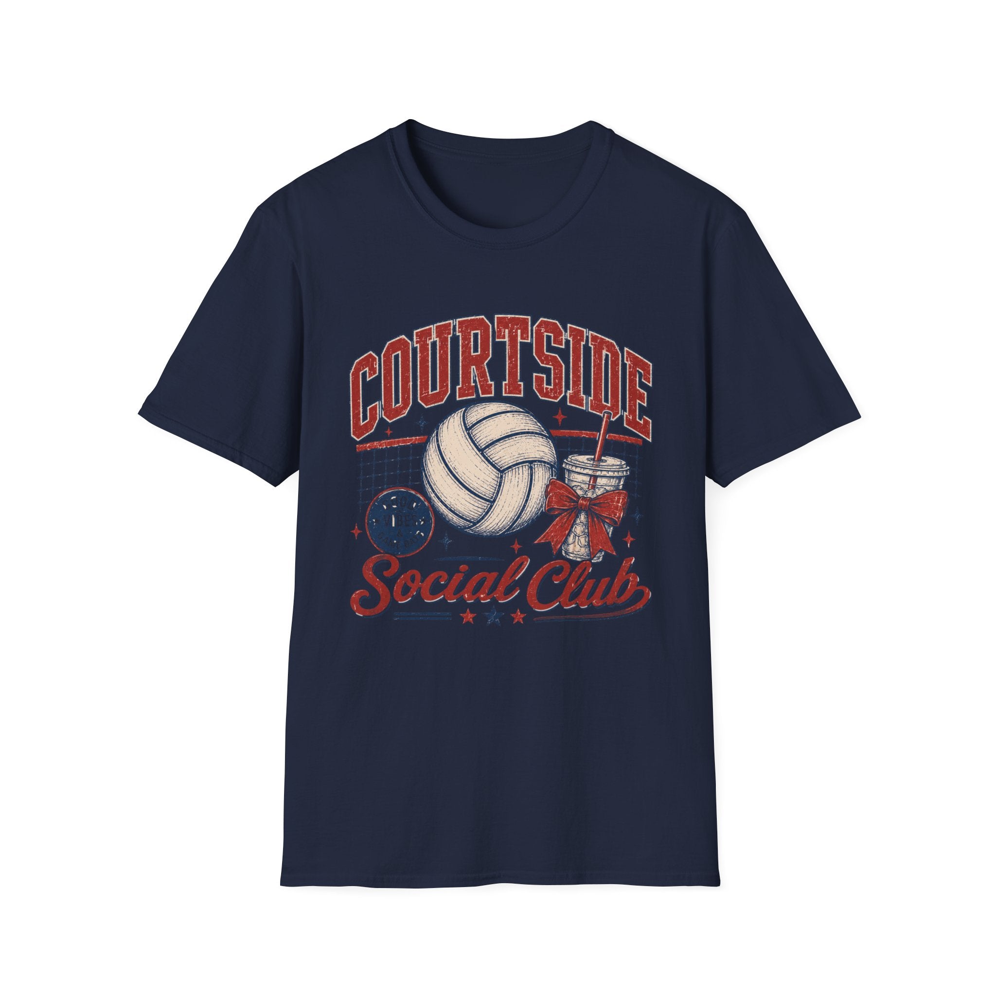 Courtside Social Club - Vintage Volleyball Tee