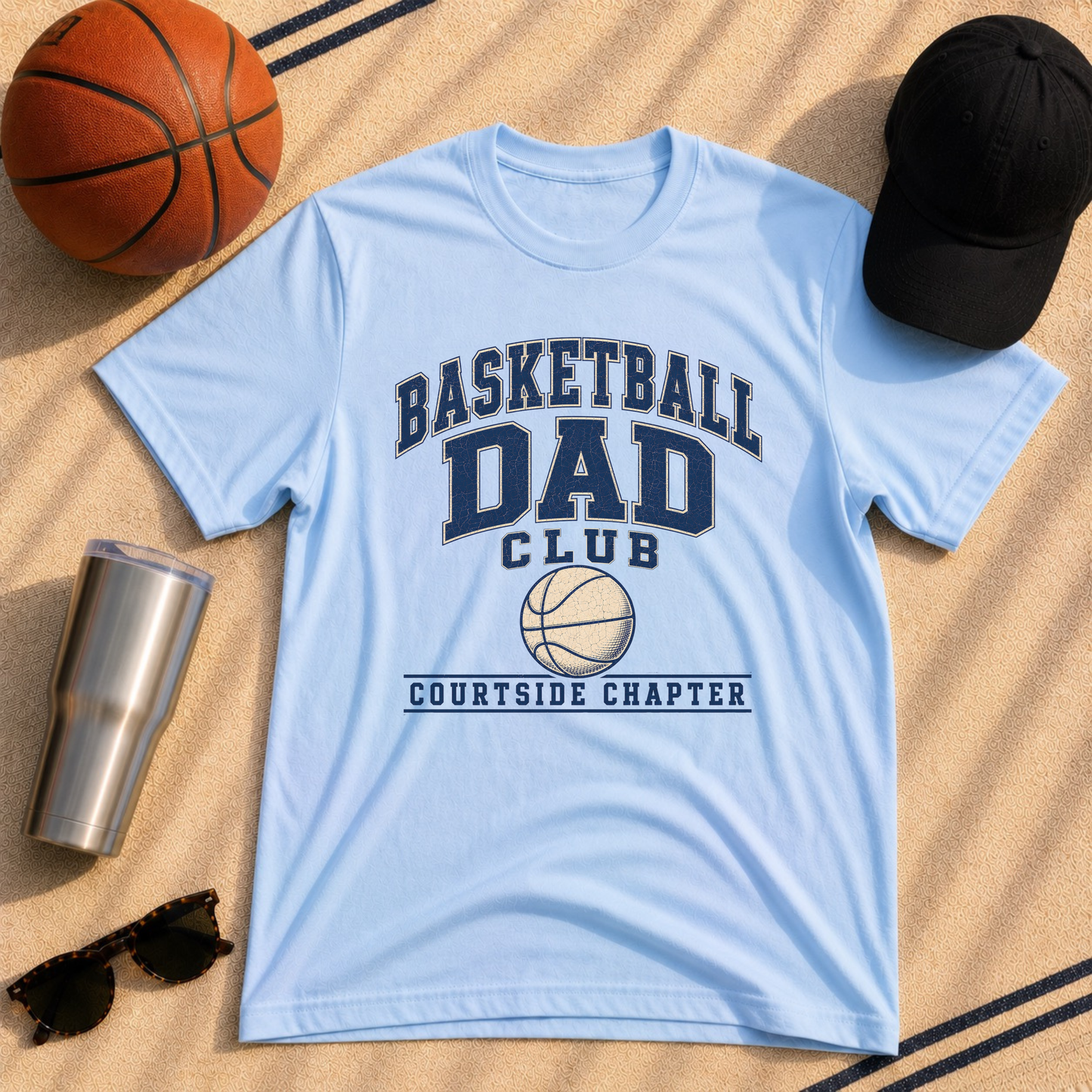 Basketball Dad's Club: Courtside Chapter T-Shirt