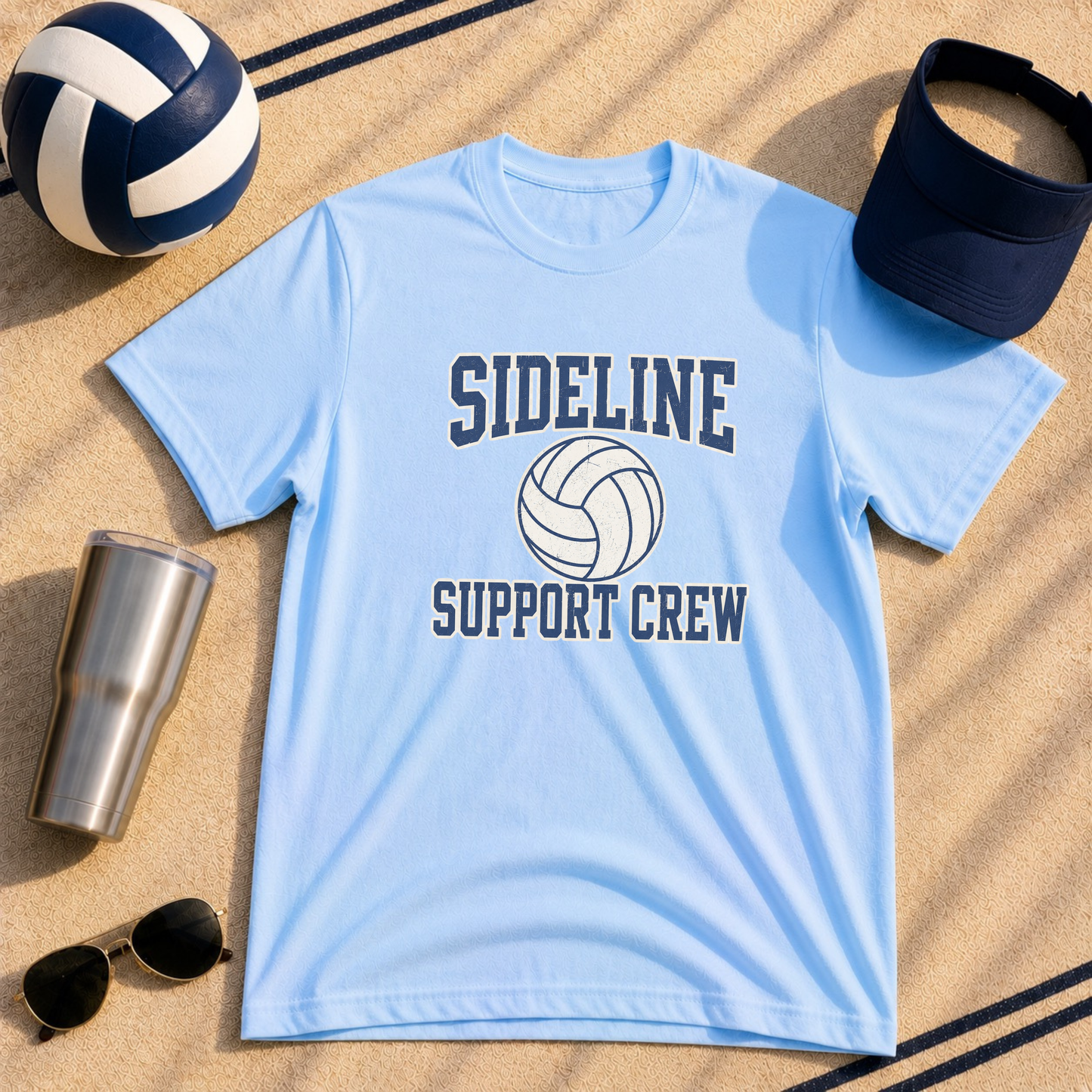 Sideline Support Crew - Volleyball T-Shirt