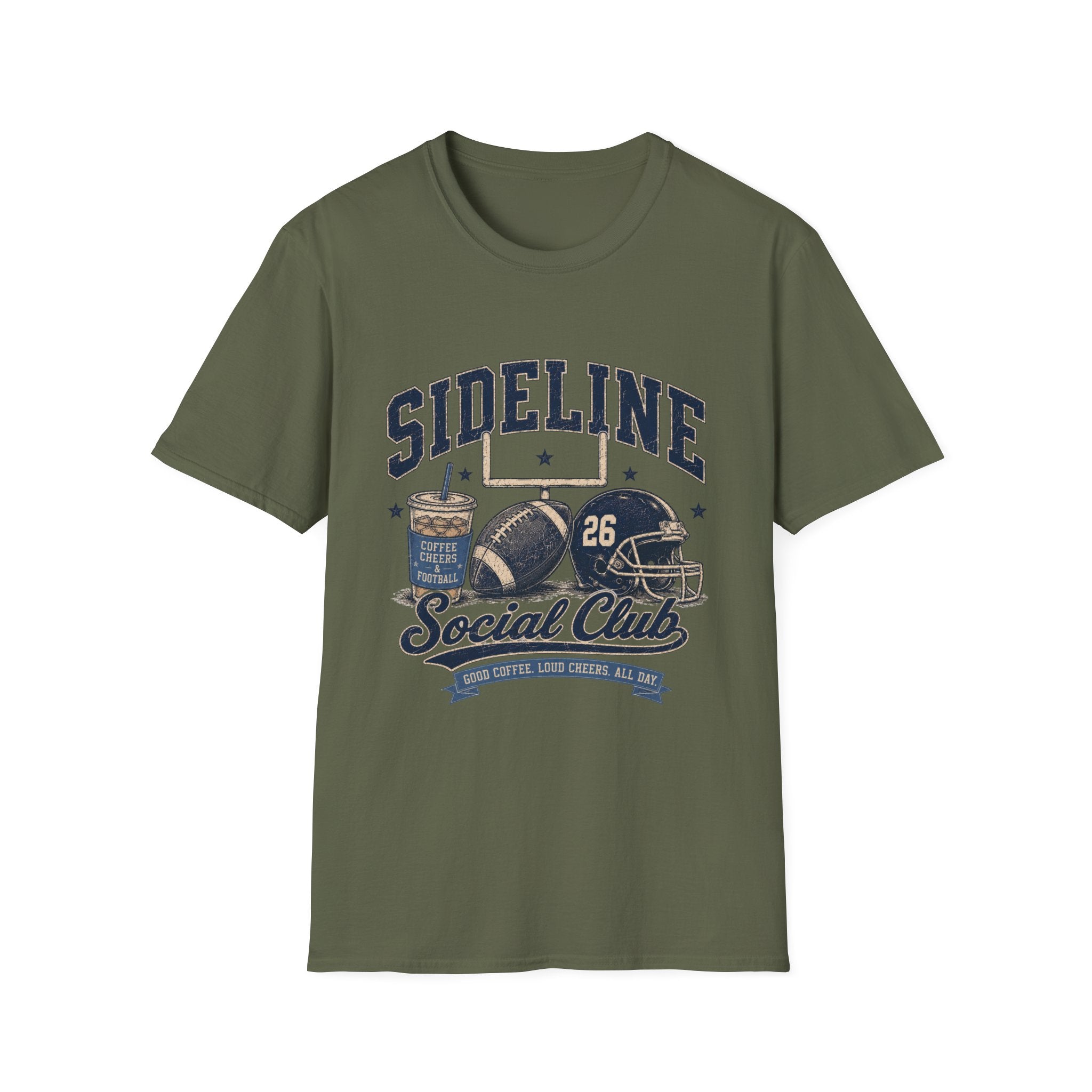 Sideline Social Club — Vintage Football Tee