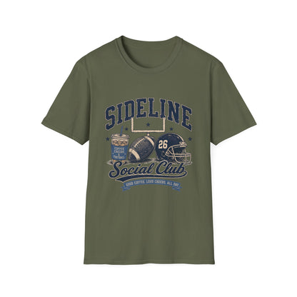 Sideline Social Club Football T-Shirt
