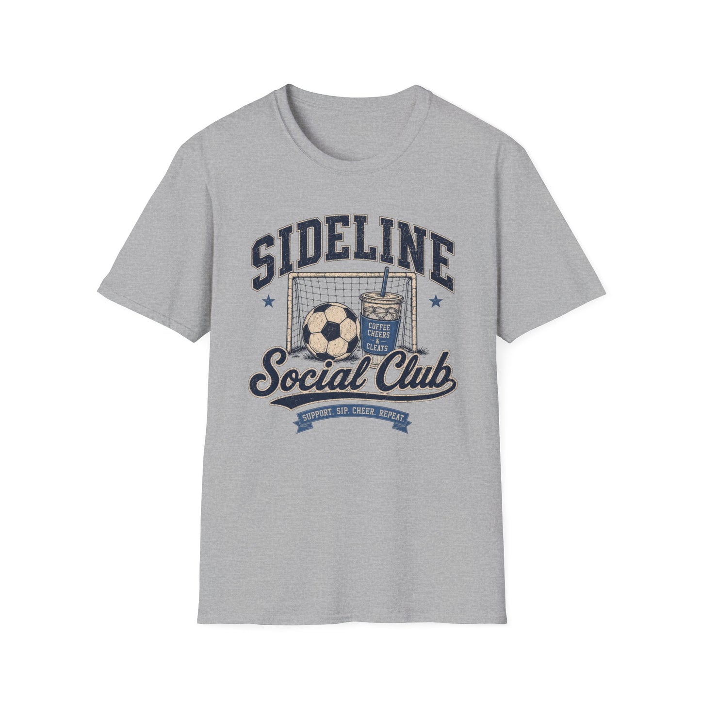 Sideline Social Club Soccer T-Shirt
