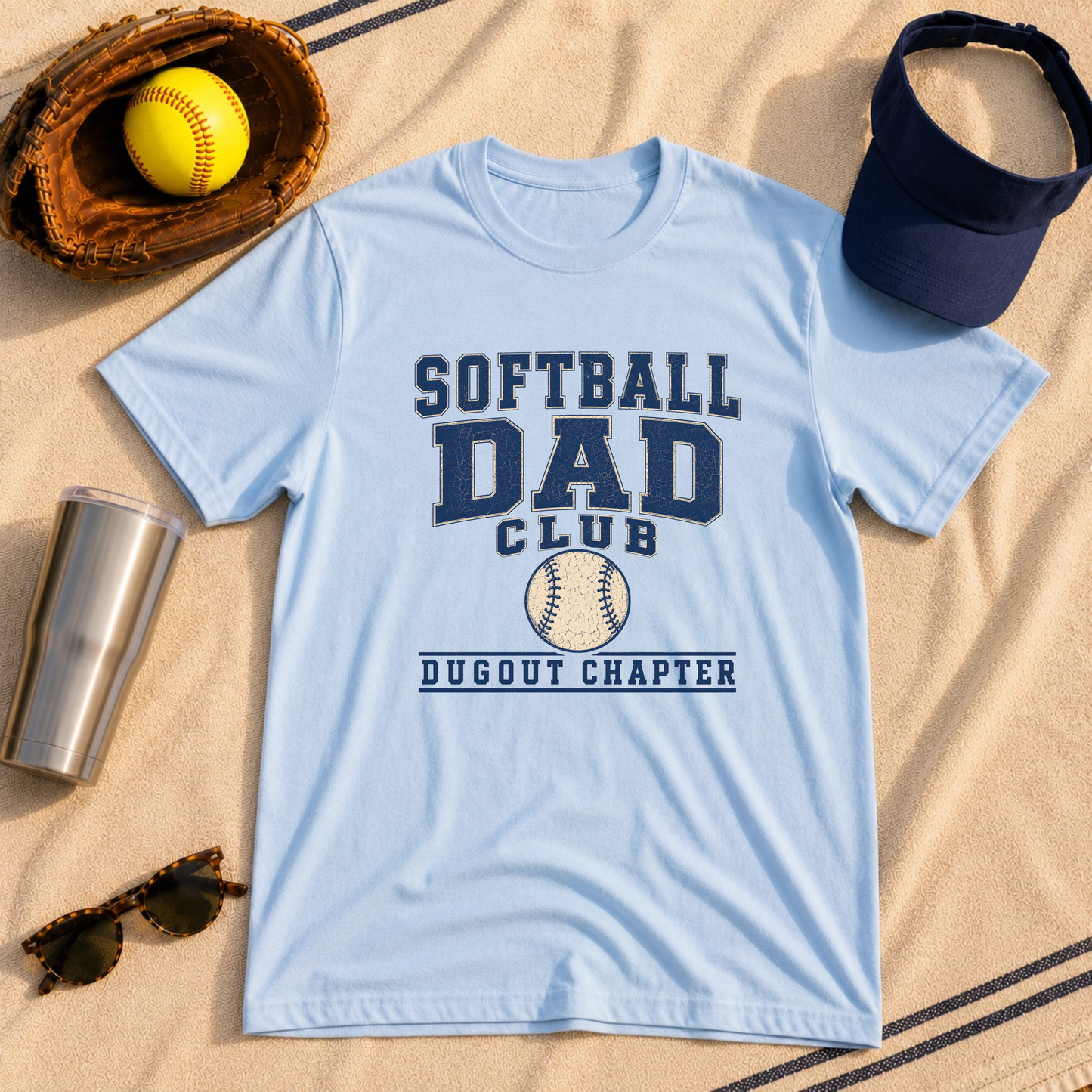 Softball Dad's Club: Dugout Chapter T-Shirt