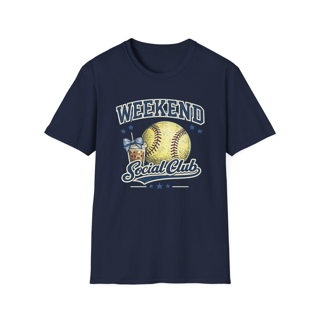 Weekend Social Club -Vintage Softball Tee