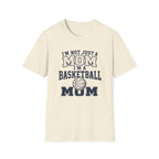 "I'm Not Just a Mom, I'm a Basketball Mom" - Vintage Mom Tee