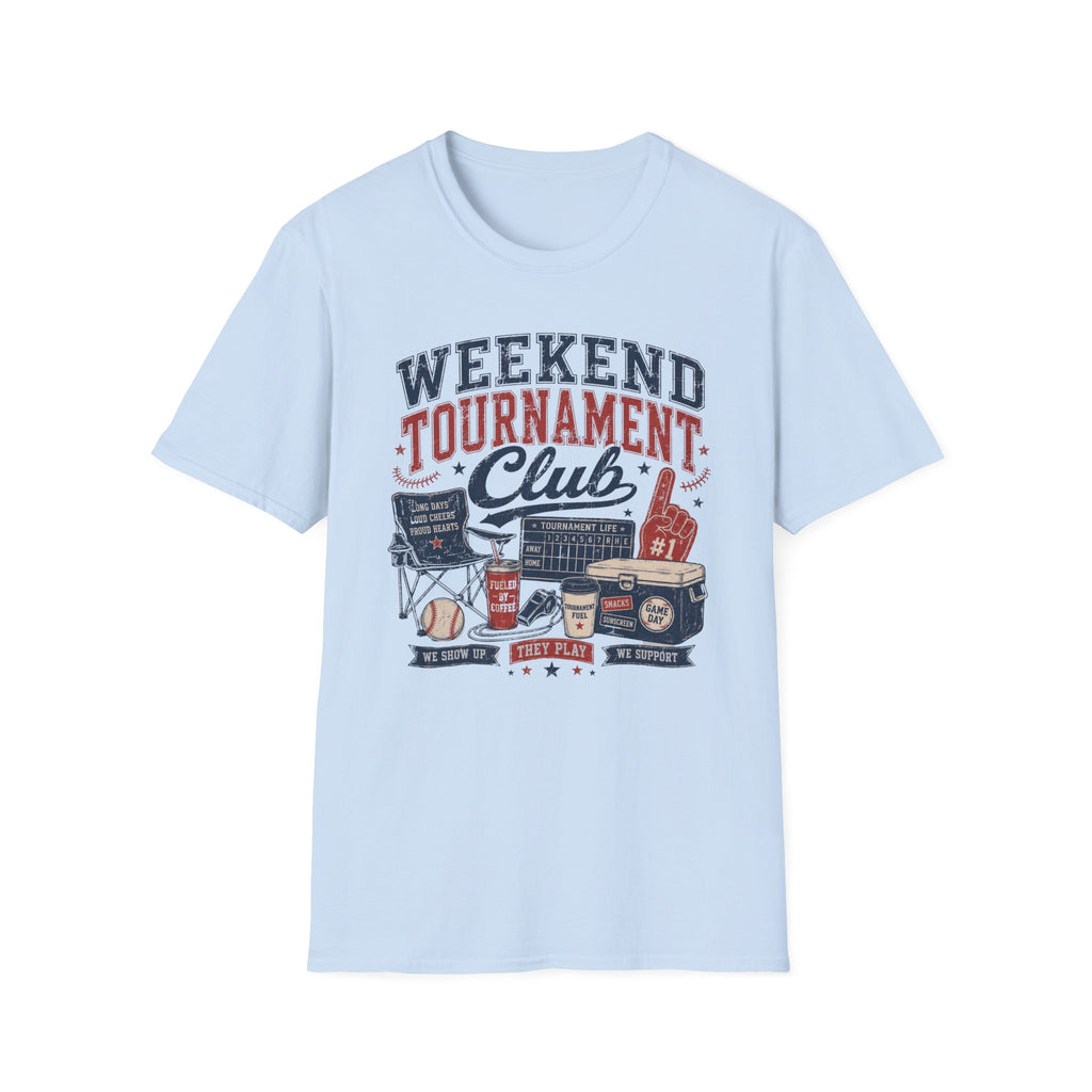 Weekend Tournament Club — Vintage Baseball Tee