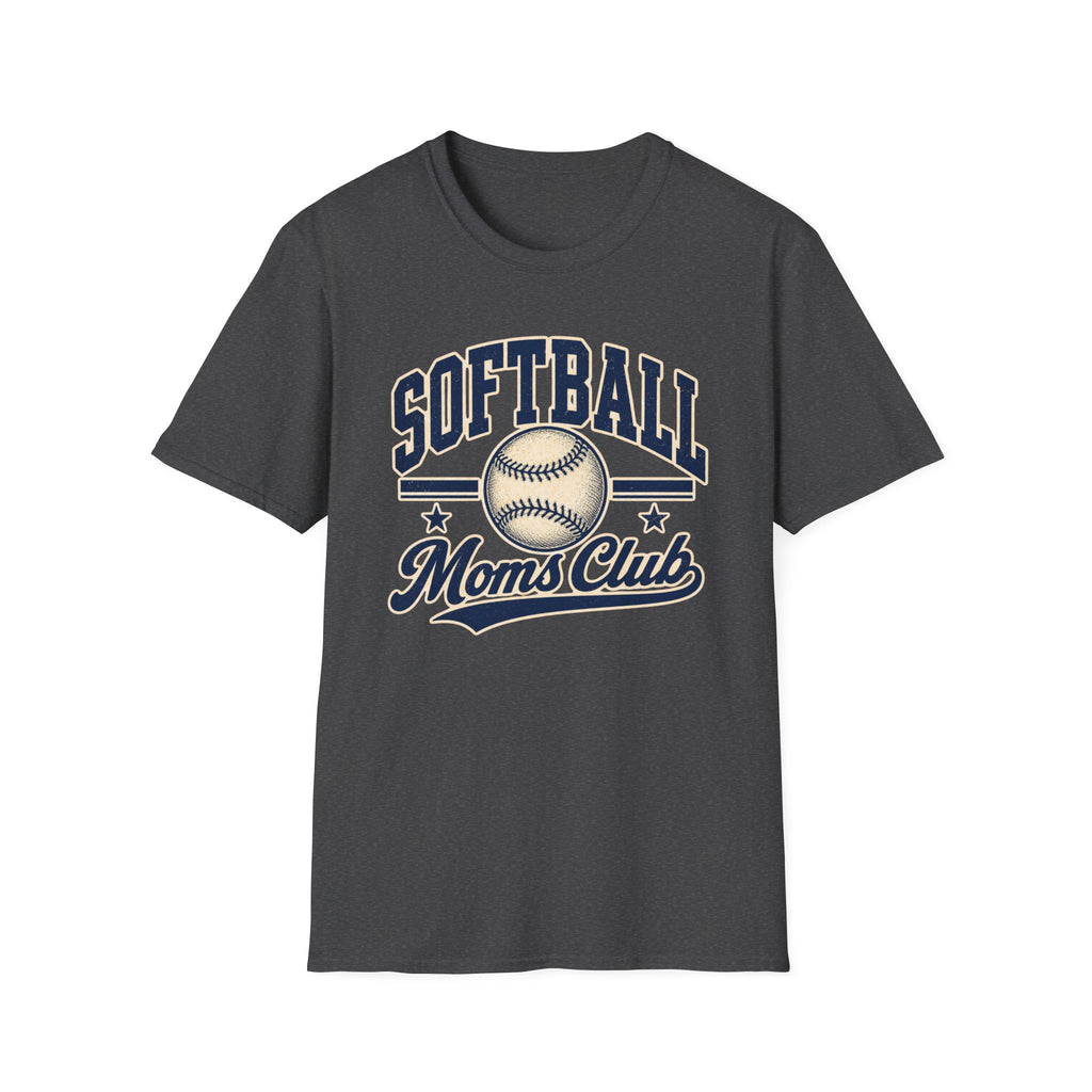 Softball Moms Club - Vintage Mom Tee