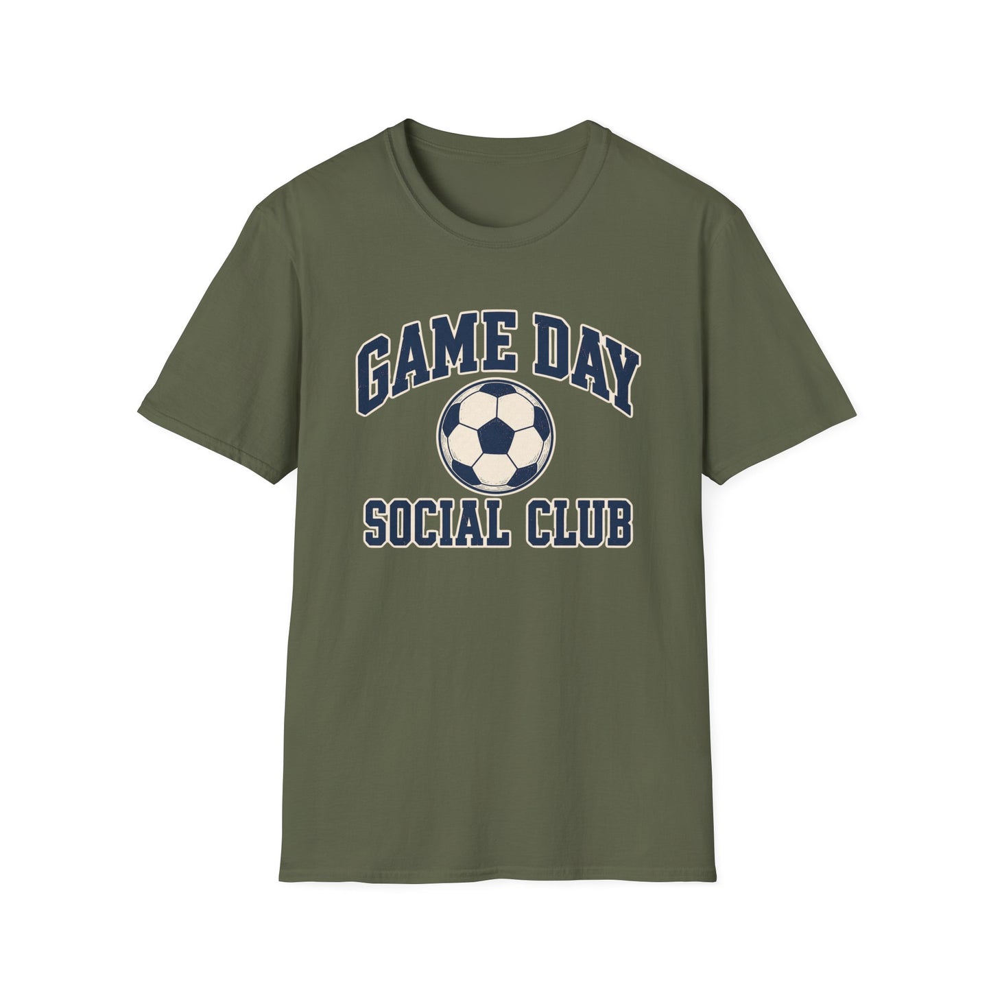 Game Day Social Club Soccer T-Shirt
