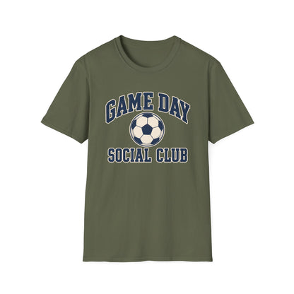 Game Day Social Club Soccer T-Shirt