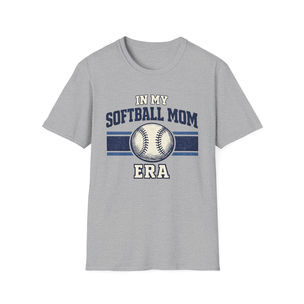 "In My Softball Mom Era" - Vintage Mom Tee