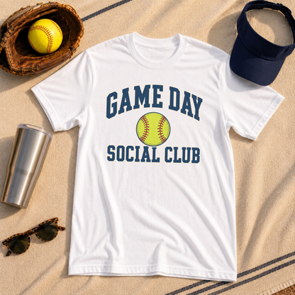 Game Day Social Club Softball T-Shirt