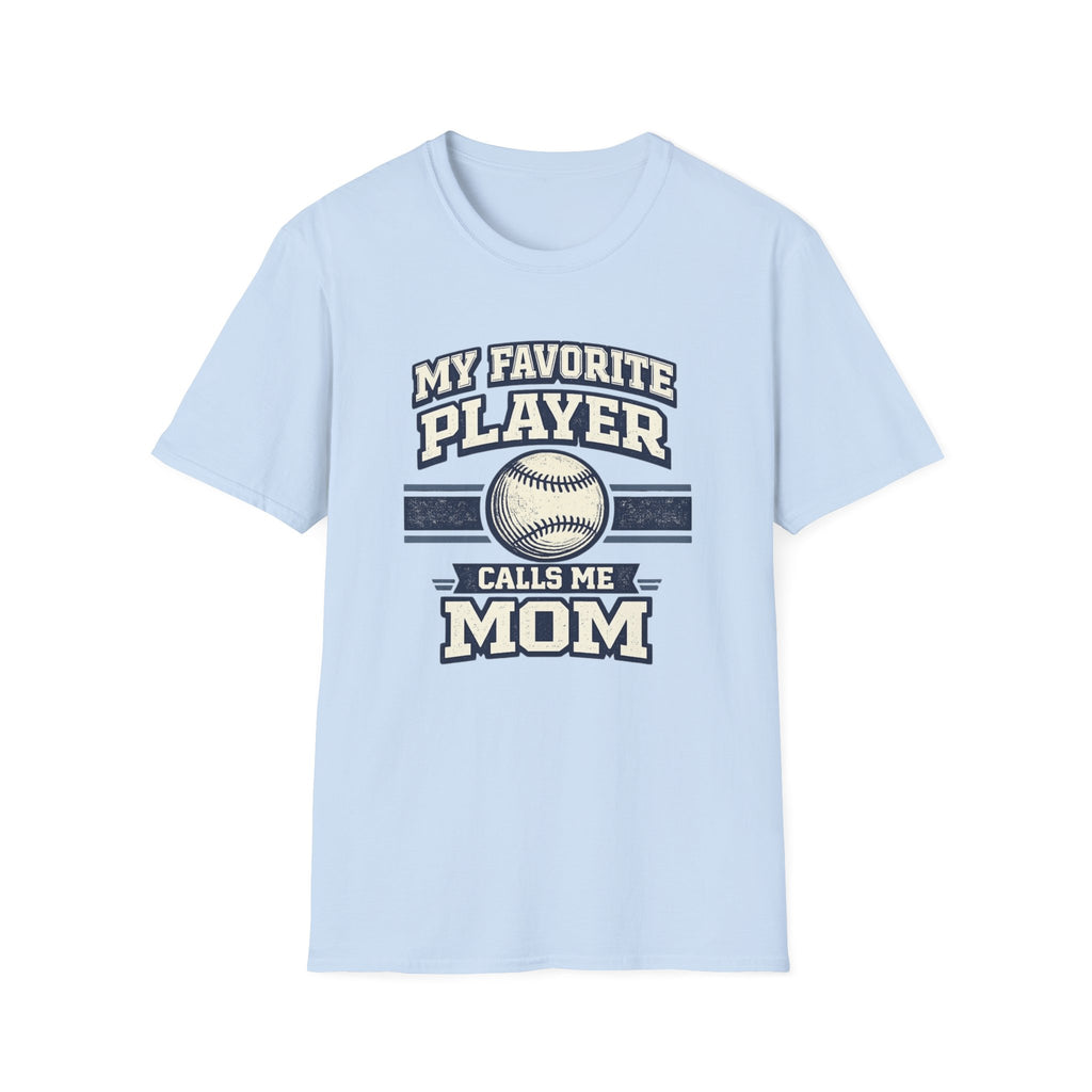 'My Favorite Player Calls Me Mom' - Vintage Softball Tee