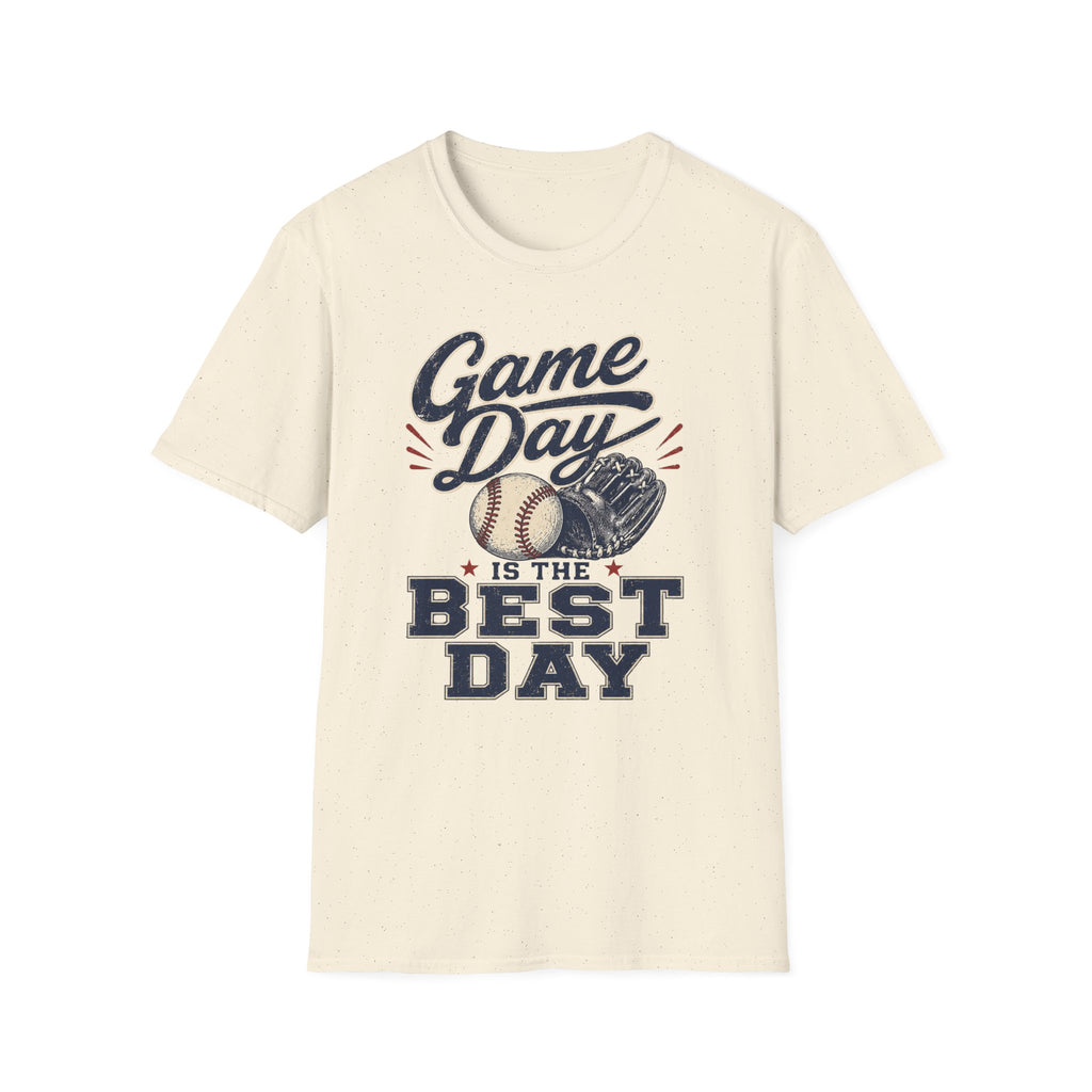"Game Day is the Best Day" Vintage Softball Tee