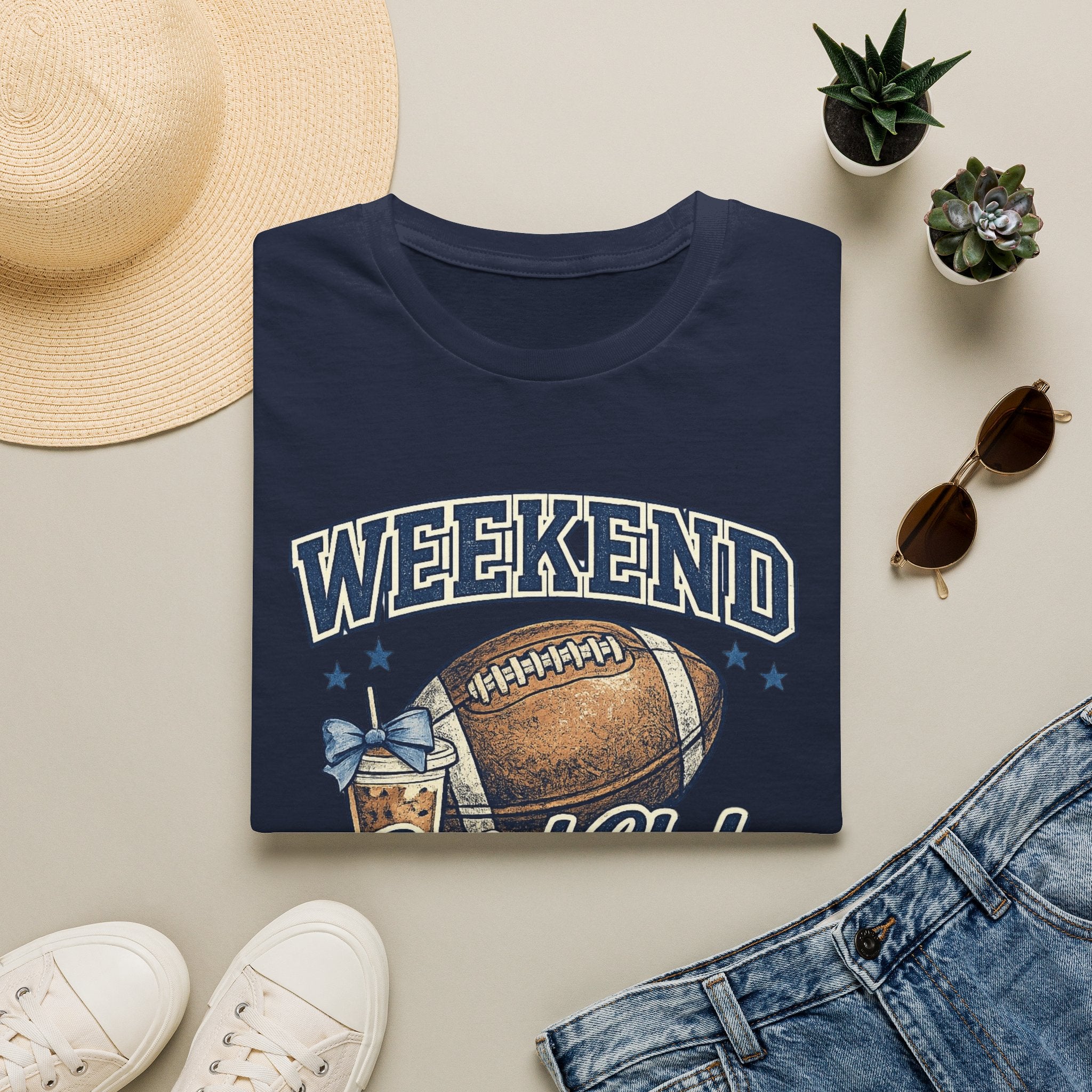 Weekend Social Club - Football Mom Tee