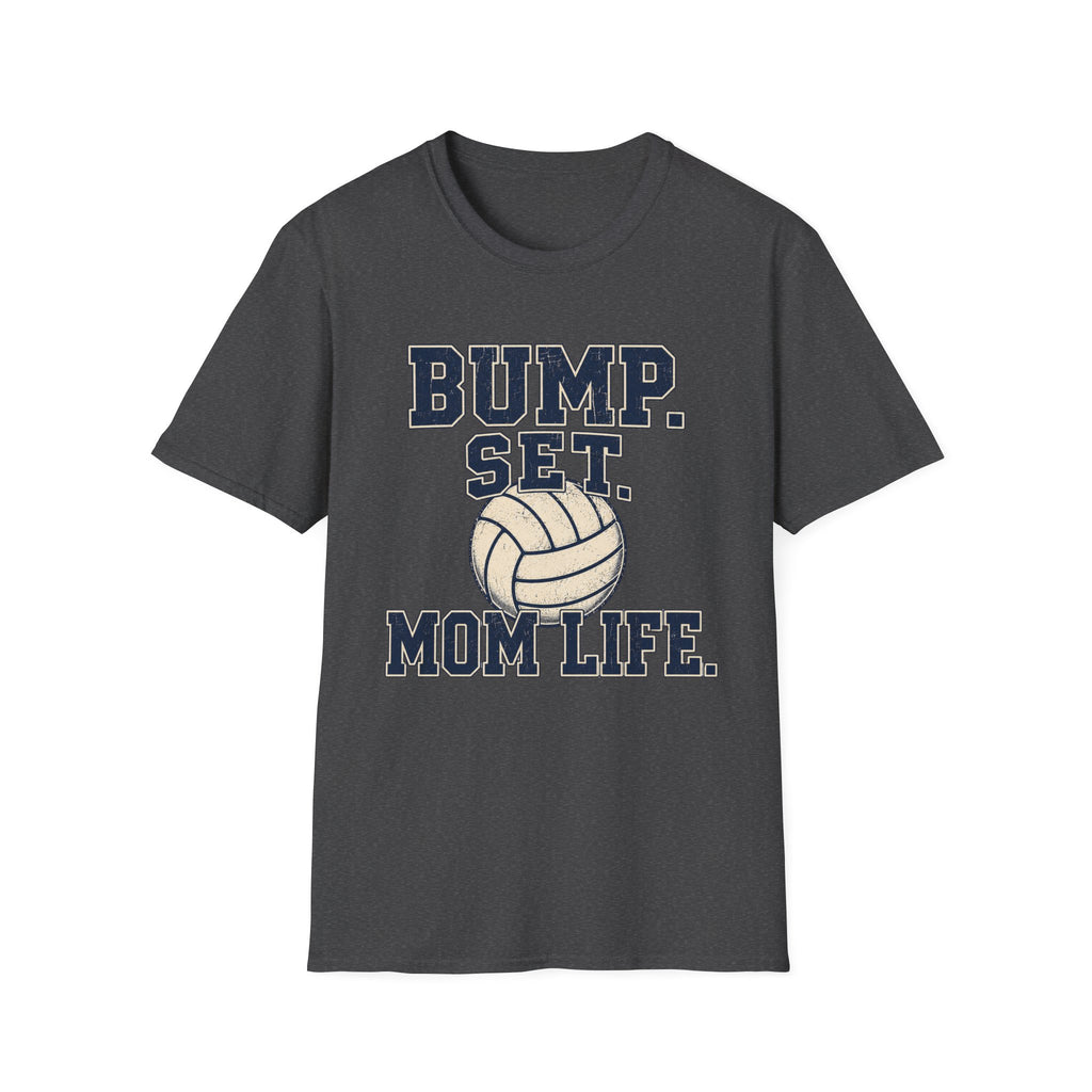 Bump. Set. Mom Life. - Vintage Volleyball Tee