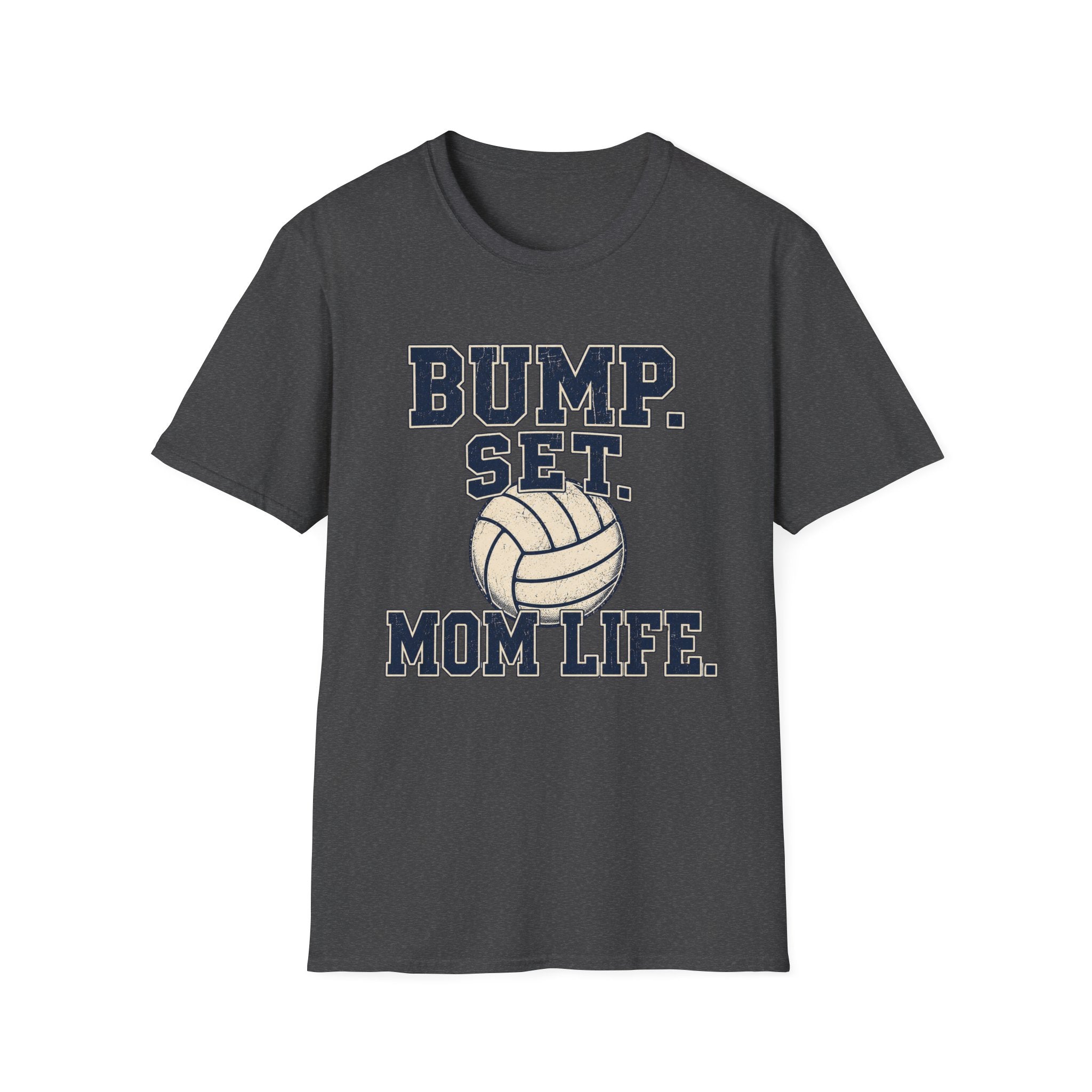 Bump. Set. Mom Life. - Vintage Volleyball Tee