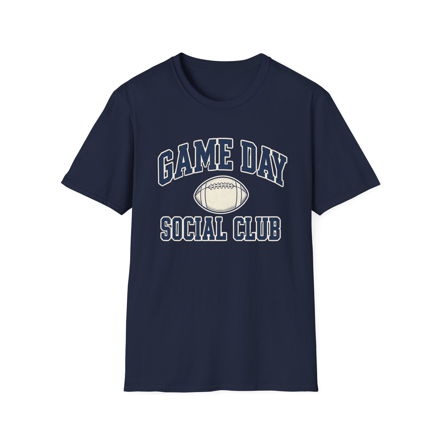 Game Day Social Club Football T-Shirt