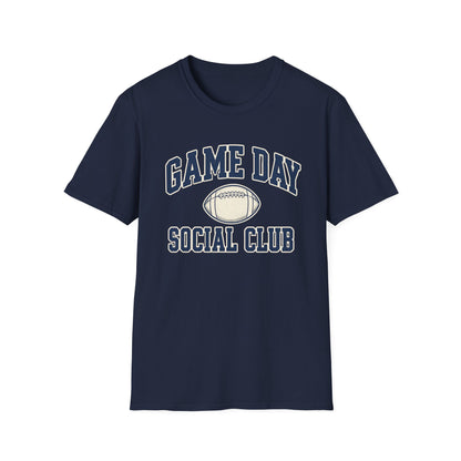 Game Day Social Club Football T-Shirt