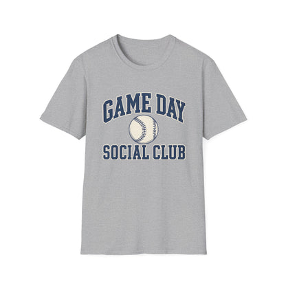 Game Day Social Club Baseball T-Shirt