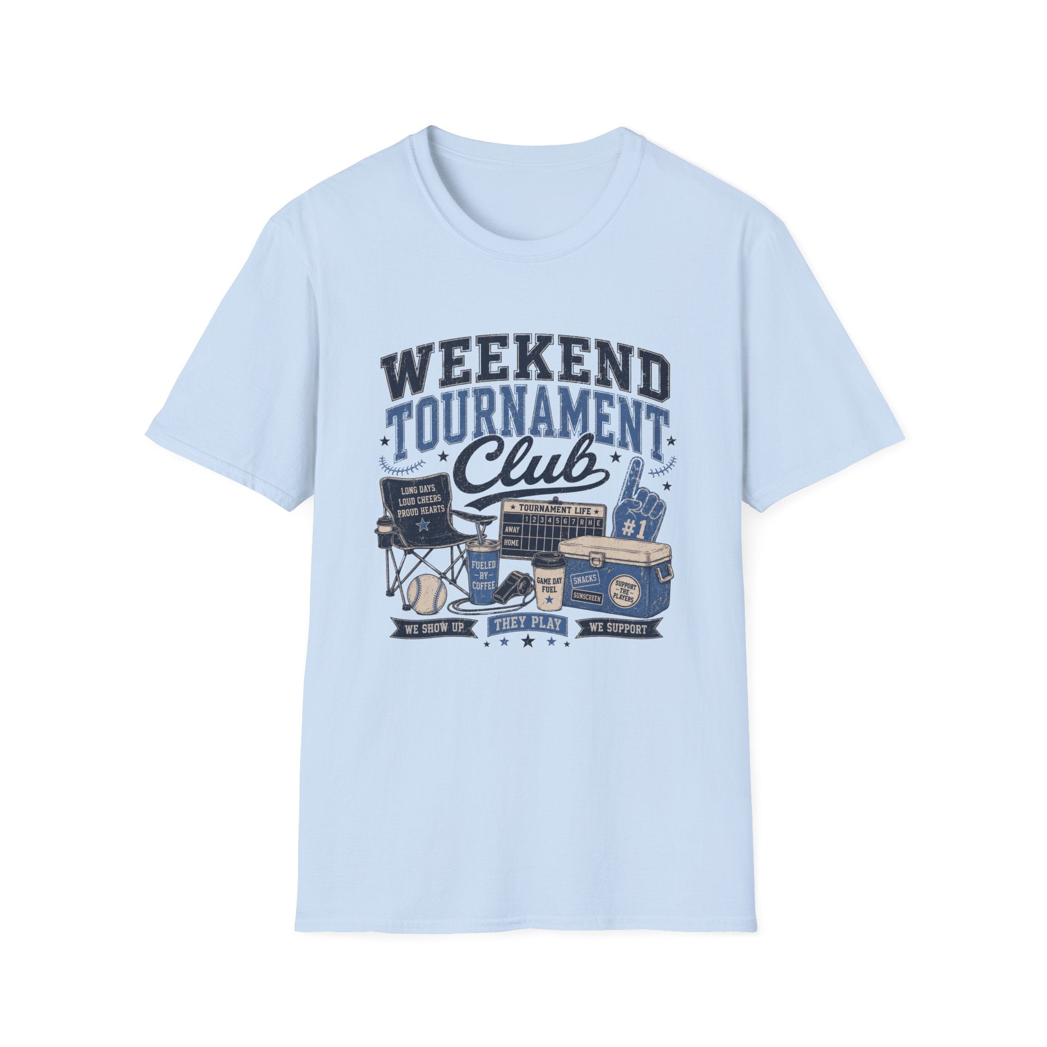 Weekend Tournament Club — Vintage Baseball Tee