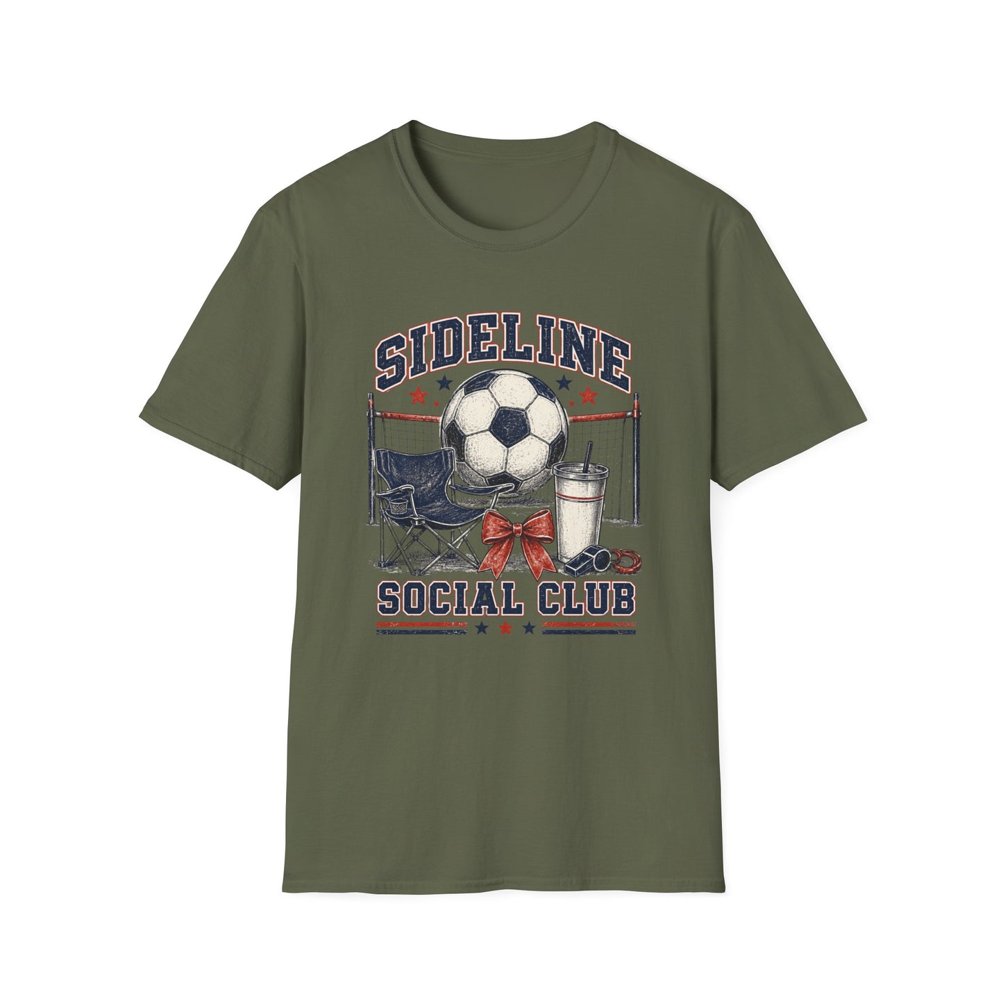 Sideline Social Club Soccer T-Shirt