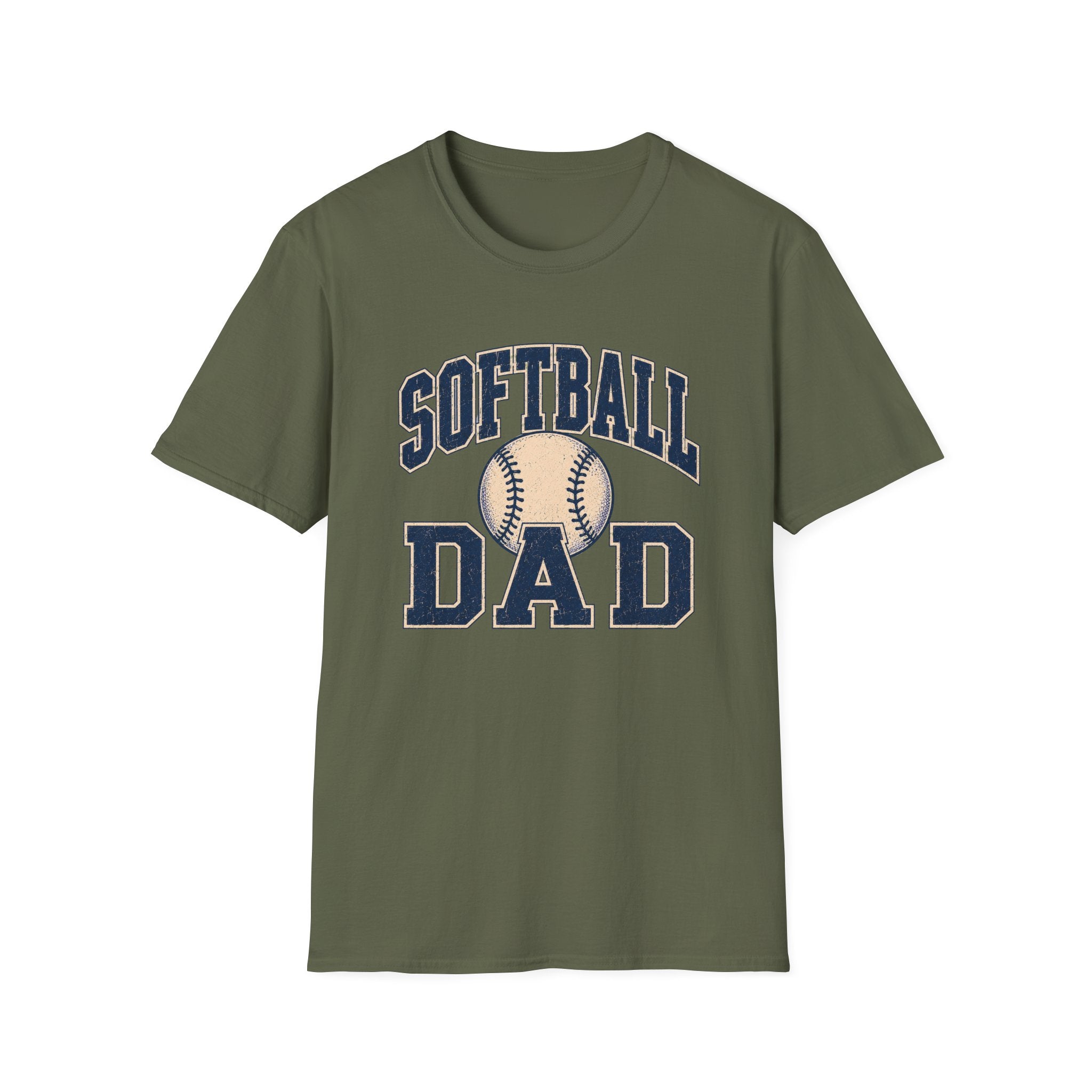 Softball Dad - Vintage Dad Tee