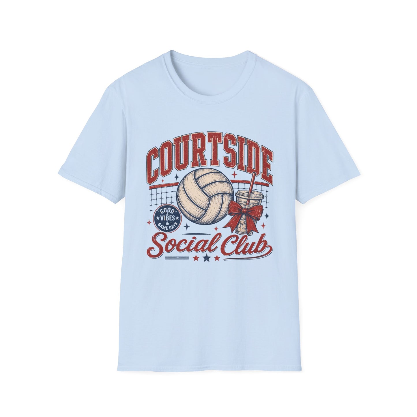 Courtside Social Club Volleyball T-Shirt