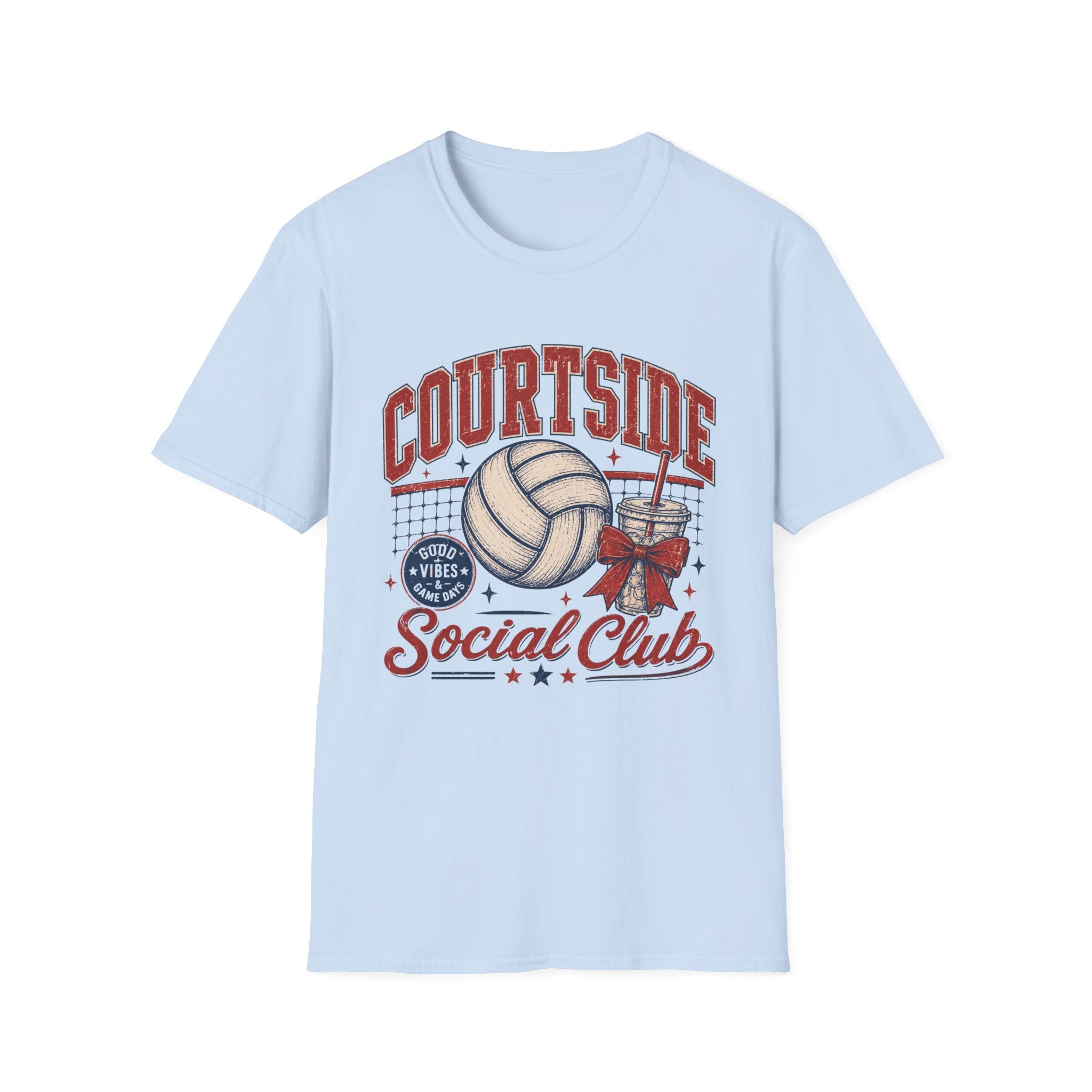 Courtside Social Club - Vintage Volleyball Tee