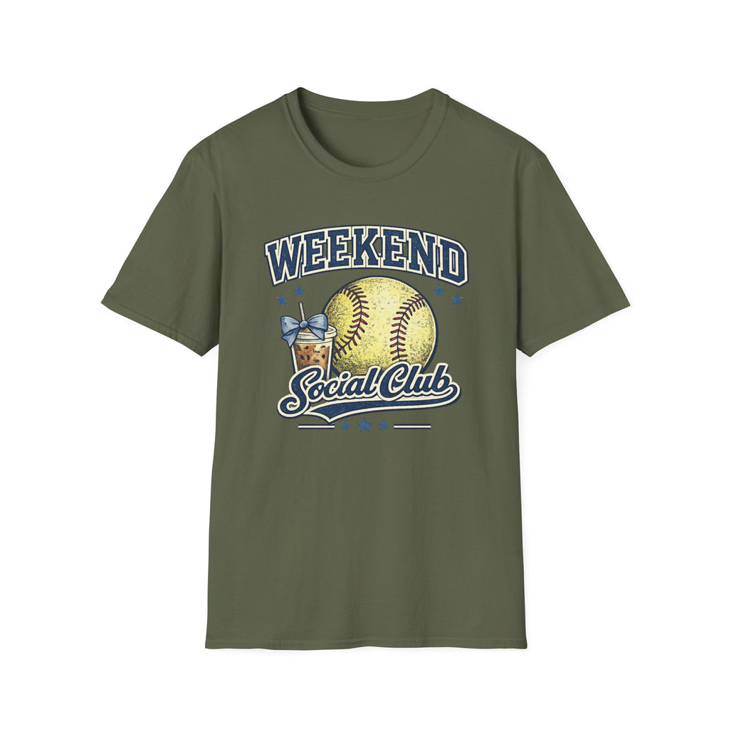 Weekend Social Club -Vintage Softball Tee