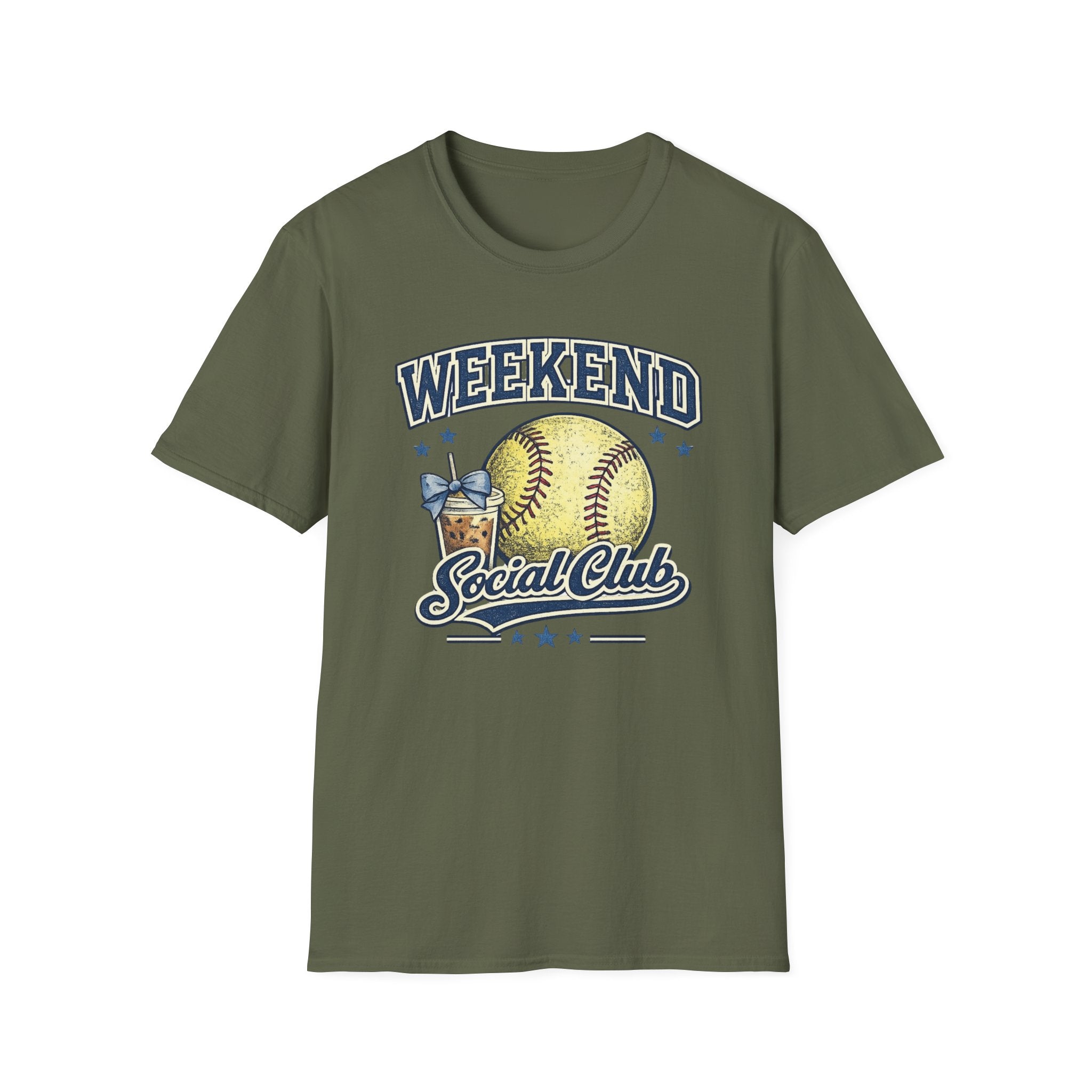 Weekend Social Club -Vintage Softball Tee