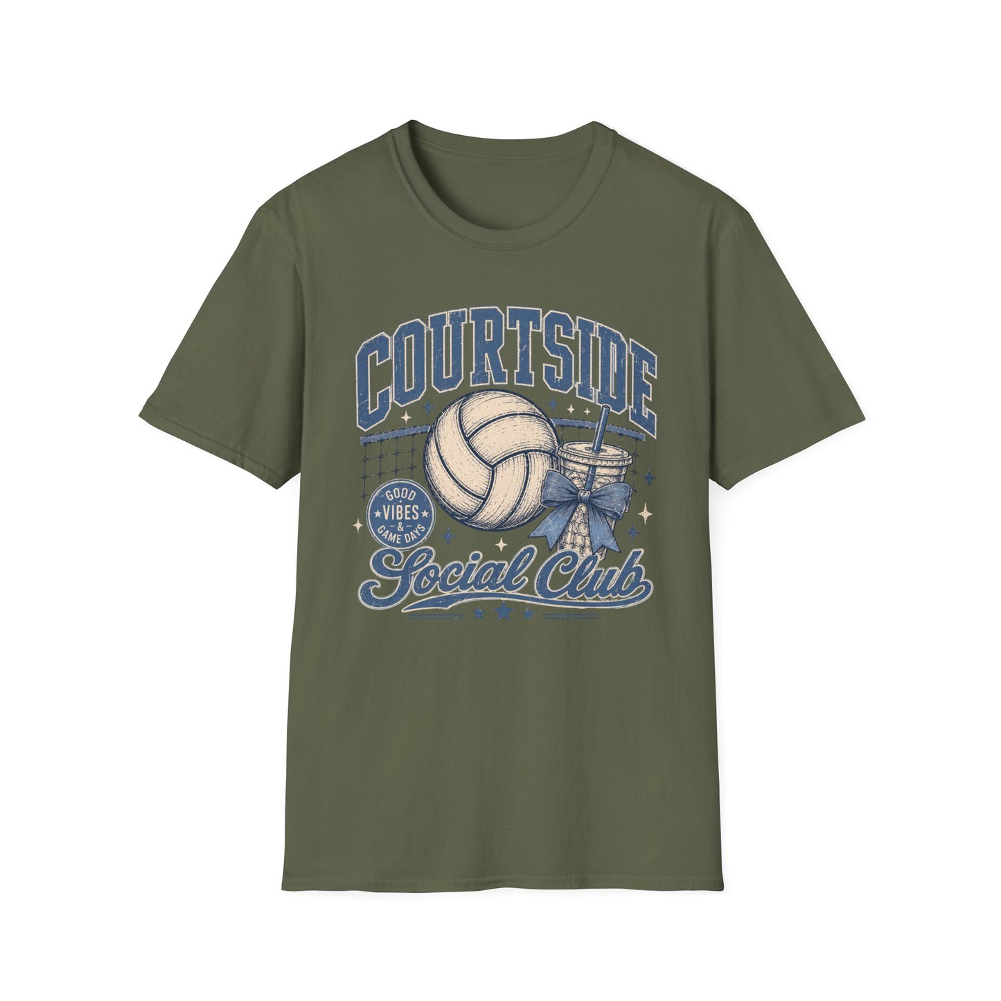 Courtside Social Club Volleyball T-Shirt