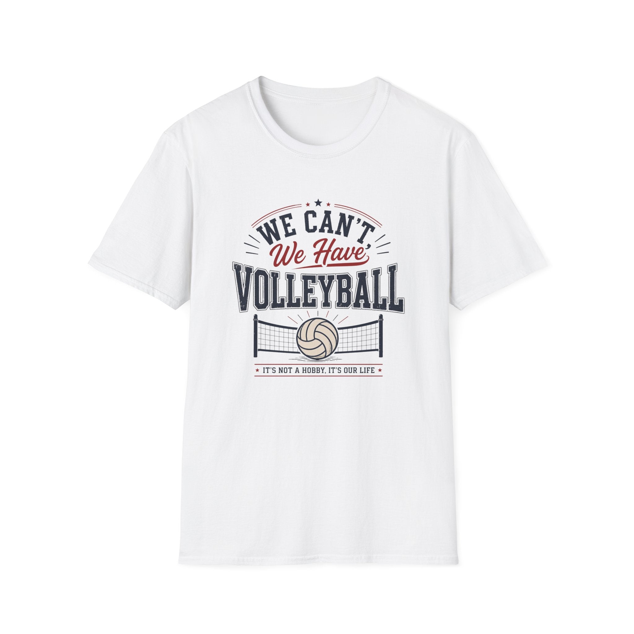"We Can't, We Have Volleyball" - Vintage Sports Tee