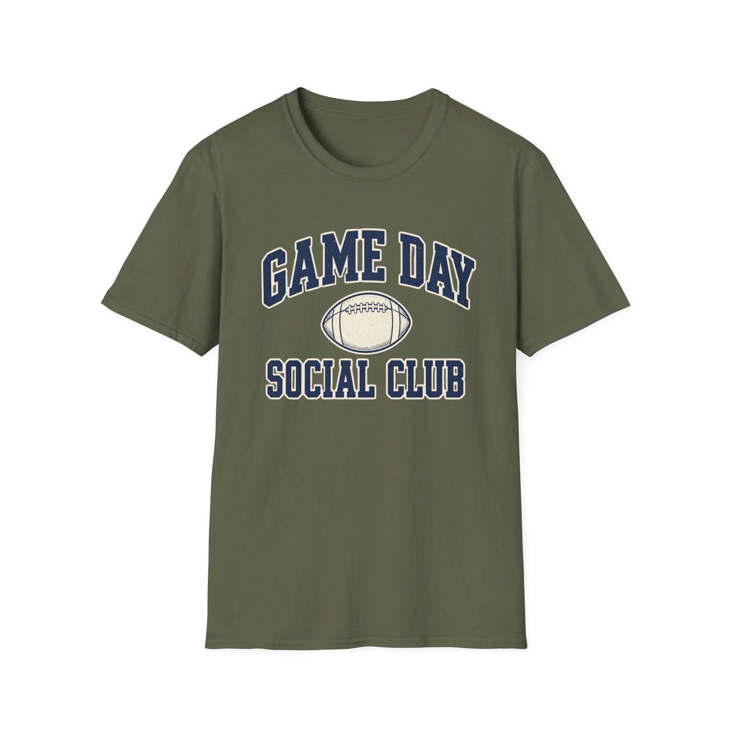 Game Day Social Club Football T-Shirt