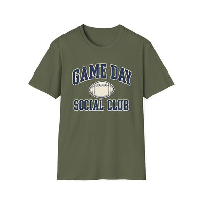 Game Day Social Club Football T-Shirt
