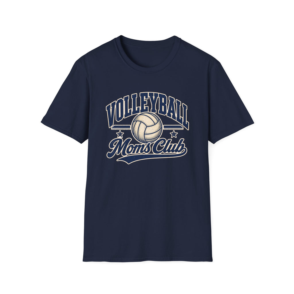 Volleyball Moms Club -  Vintage Mom Tee