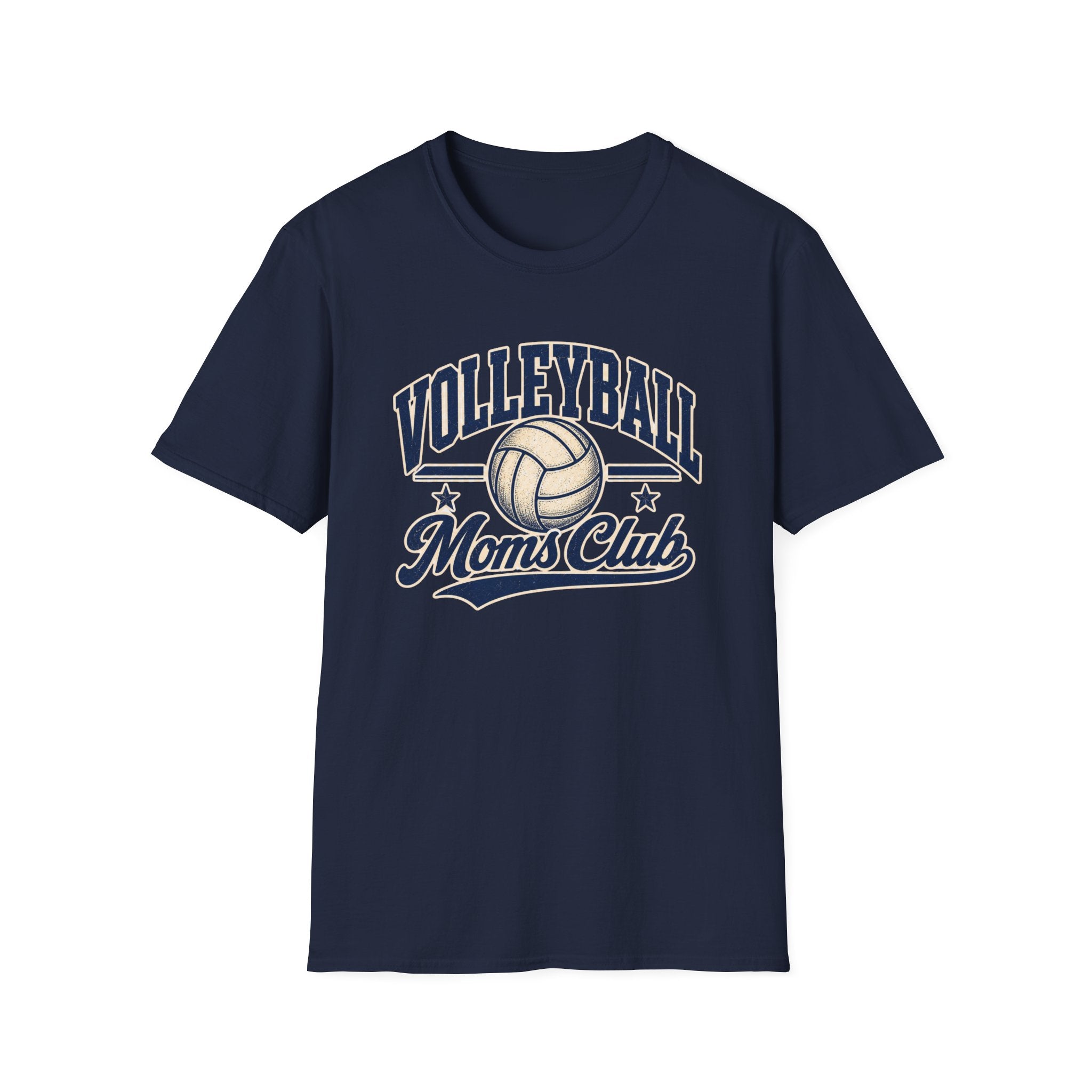 Volleyball Moms Club -  Vintage Mom Tee
