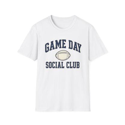 Game Day Social Club Football T-Shirt