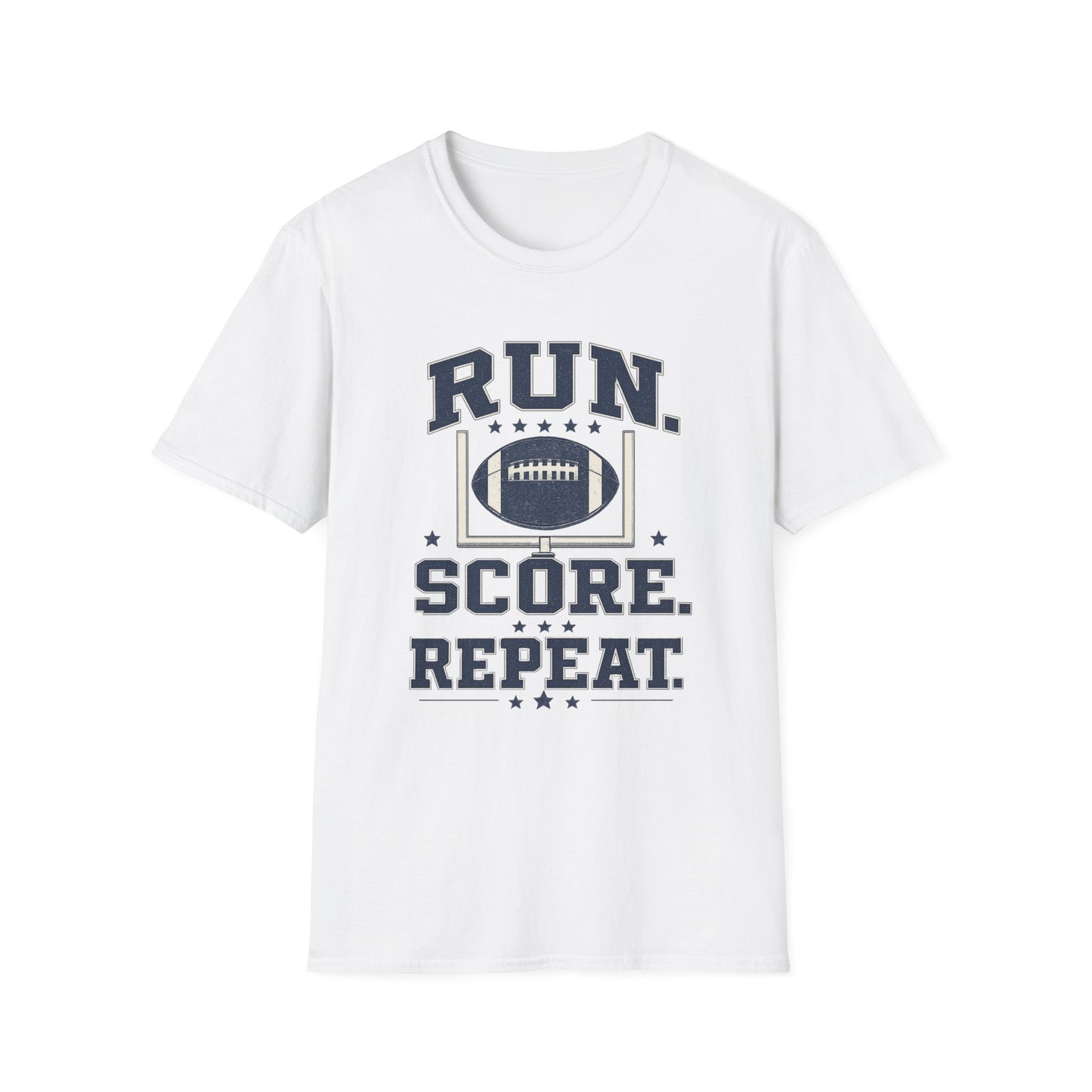 Run. Score. Repeat. Football T-Shirt